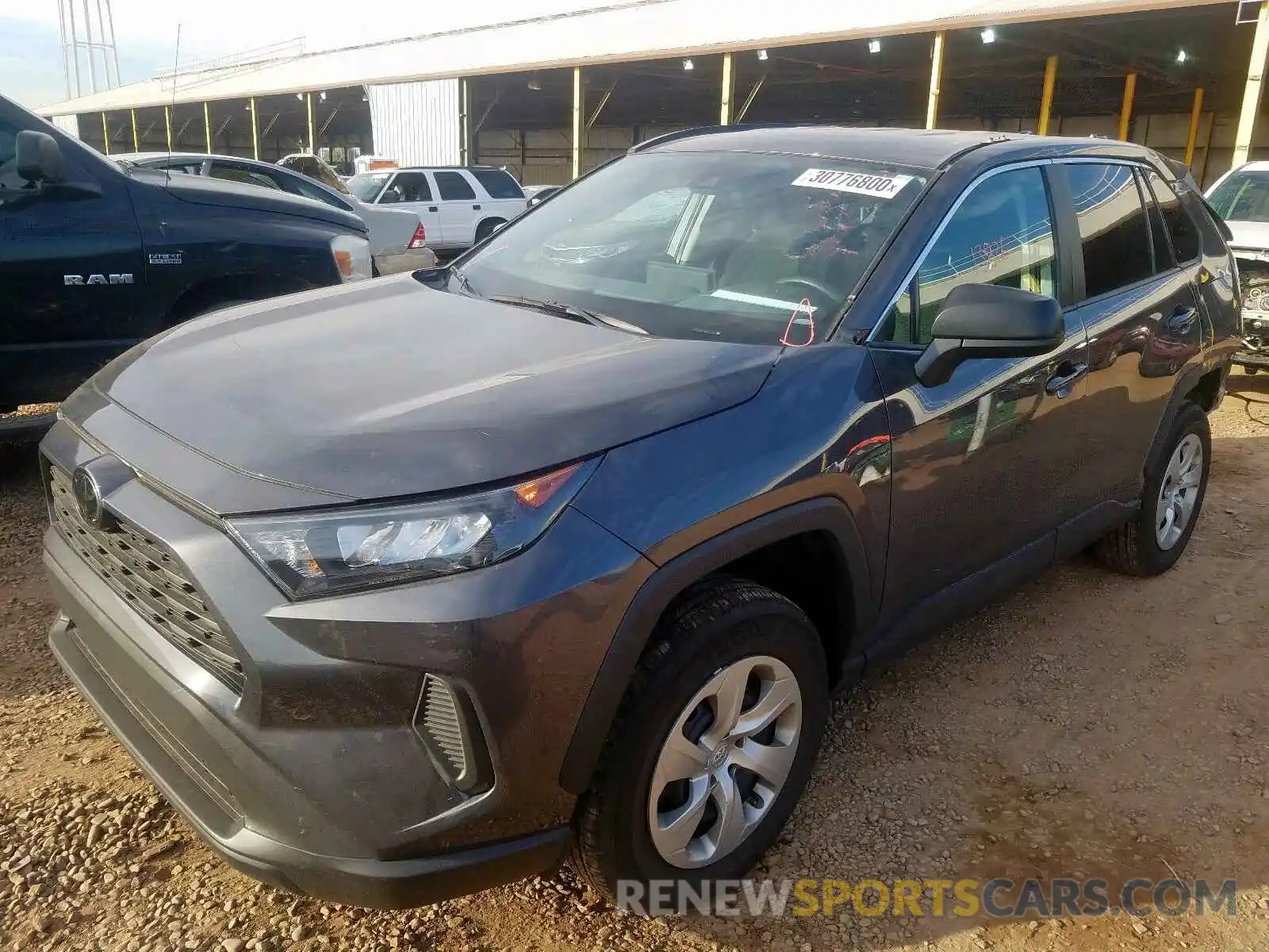 2 Photograph of a damaged car 2T3F1RFV2KW026581 TOYOTA RAV4 2019