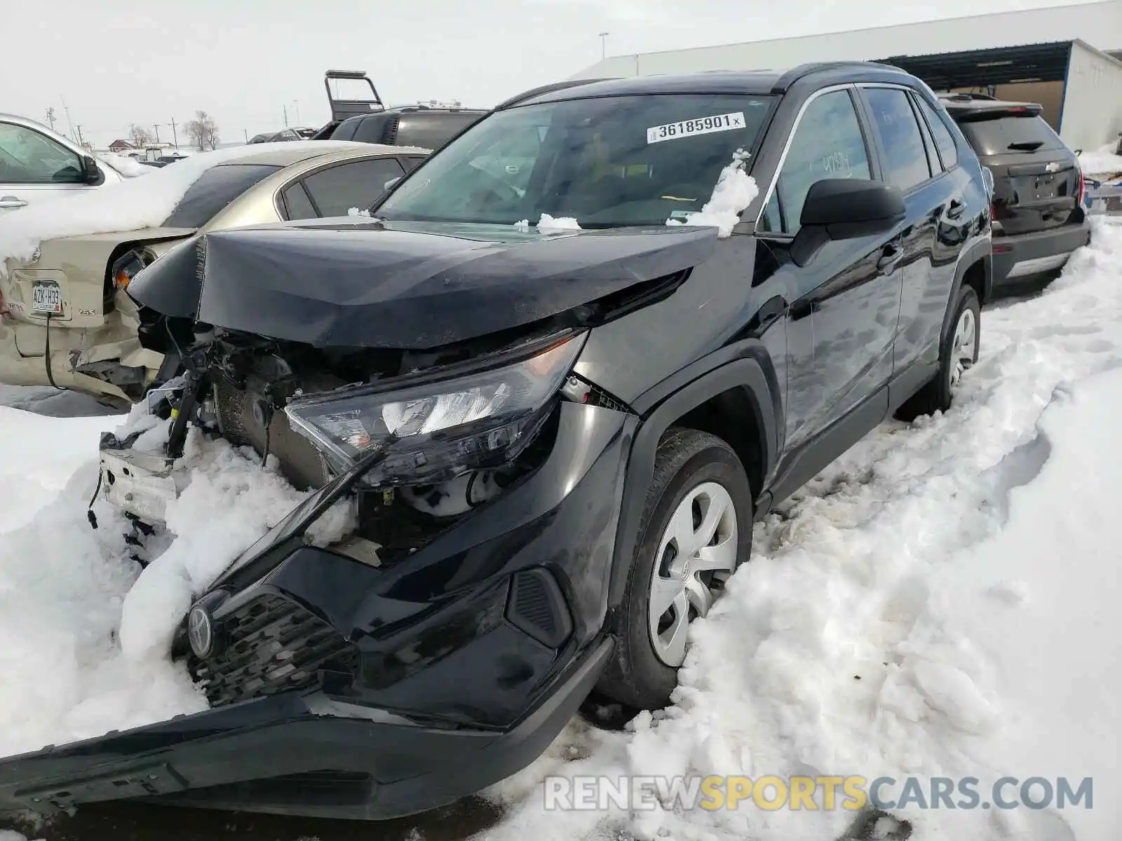 2 Photograph of a damaged car 2T3F1RFV2KW032445 TOYOTA RAV4 2019