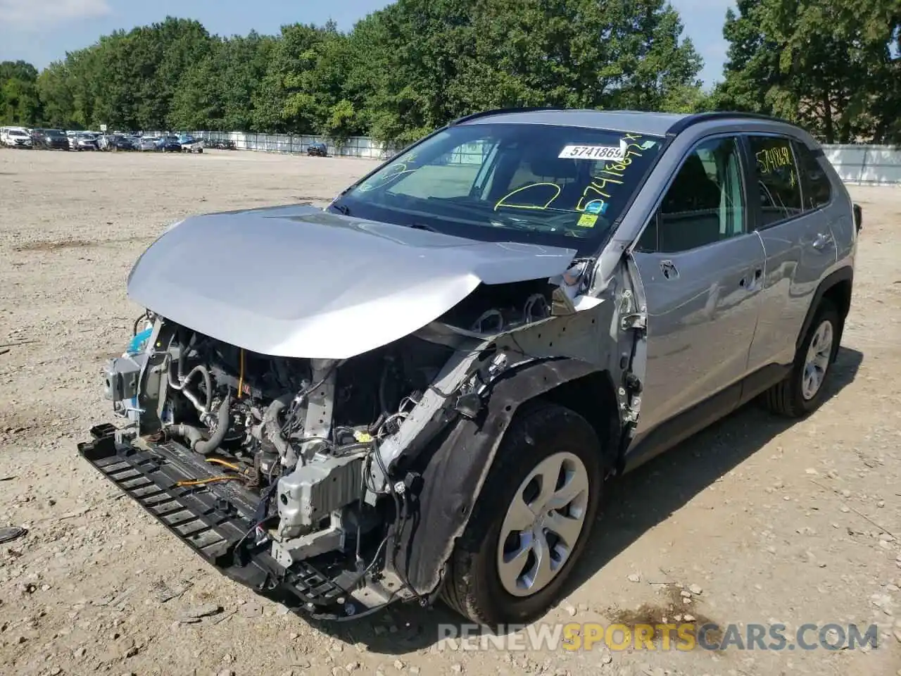 2 Фотография поврежденного автомобиля 2T3F1RFV2KW036916 TOYOTA RAV4 2019