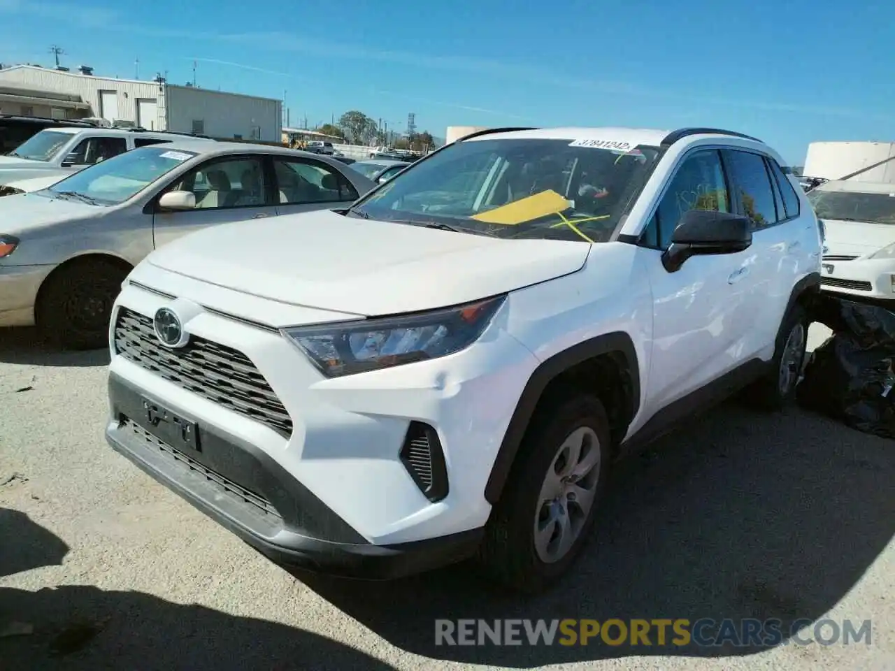 2 Фотография поврежденного автомобиля 2T3F1RFV2KW038861 TOYOTA RAV4 2019