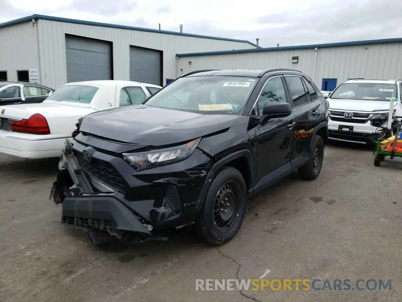 2 Фотография поврежденного автомобиля 2T3F1RFV2KW060830 TOYOTA RAV4 2019