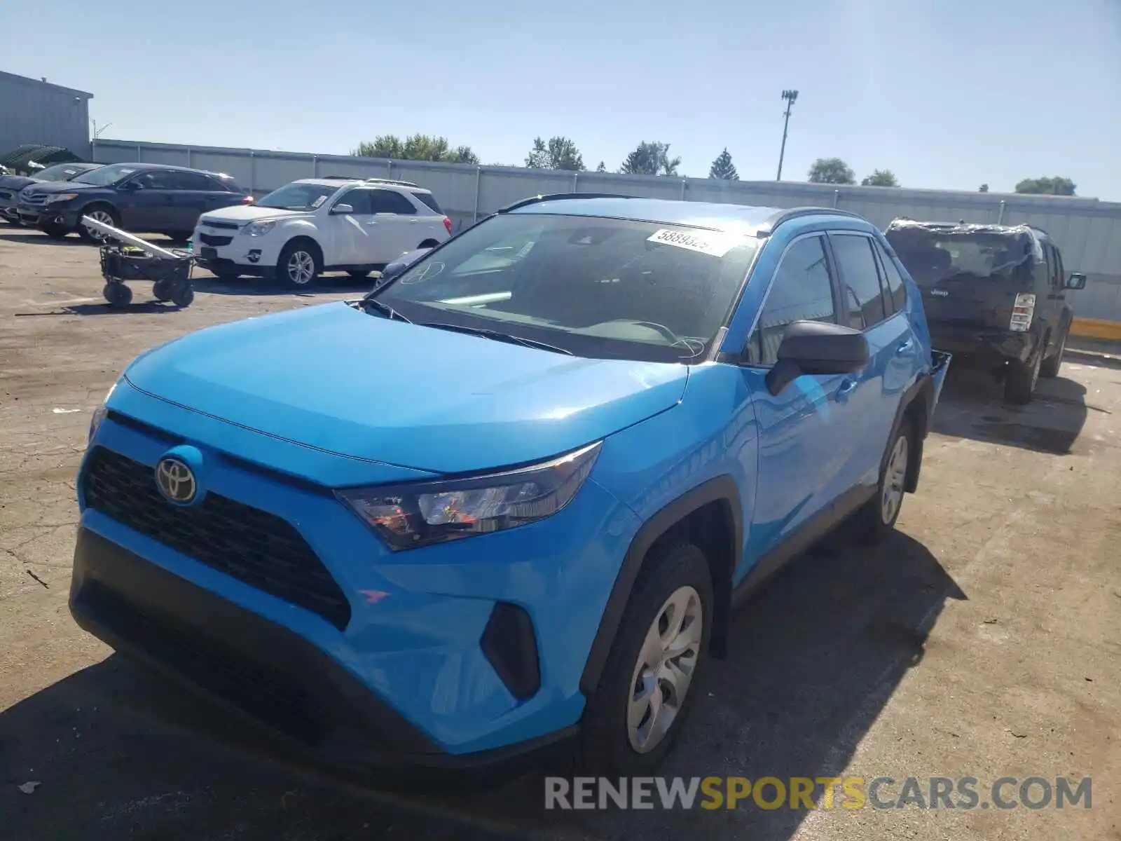 2 Photograph of a damaged car 2T3F1RFV2KW081841 TOYOTA RAV4 2019