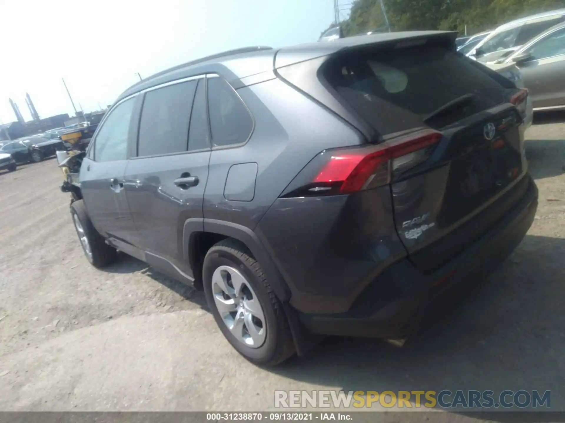 3 Photograph of a damaged car 2T3F1RFV3KC001593 TOYOTA RAV4 2019