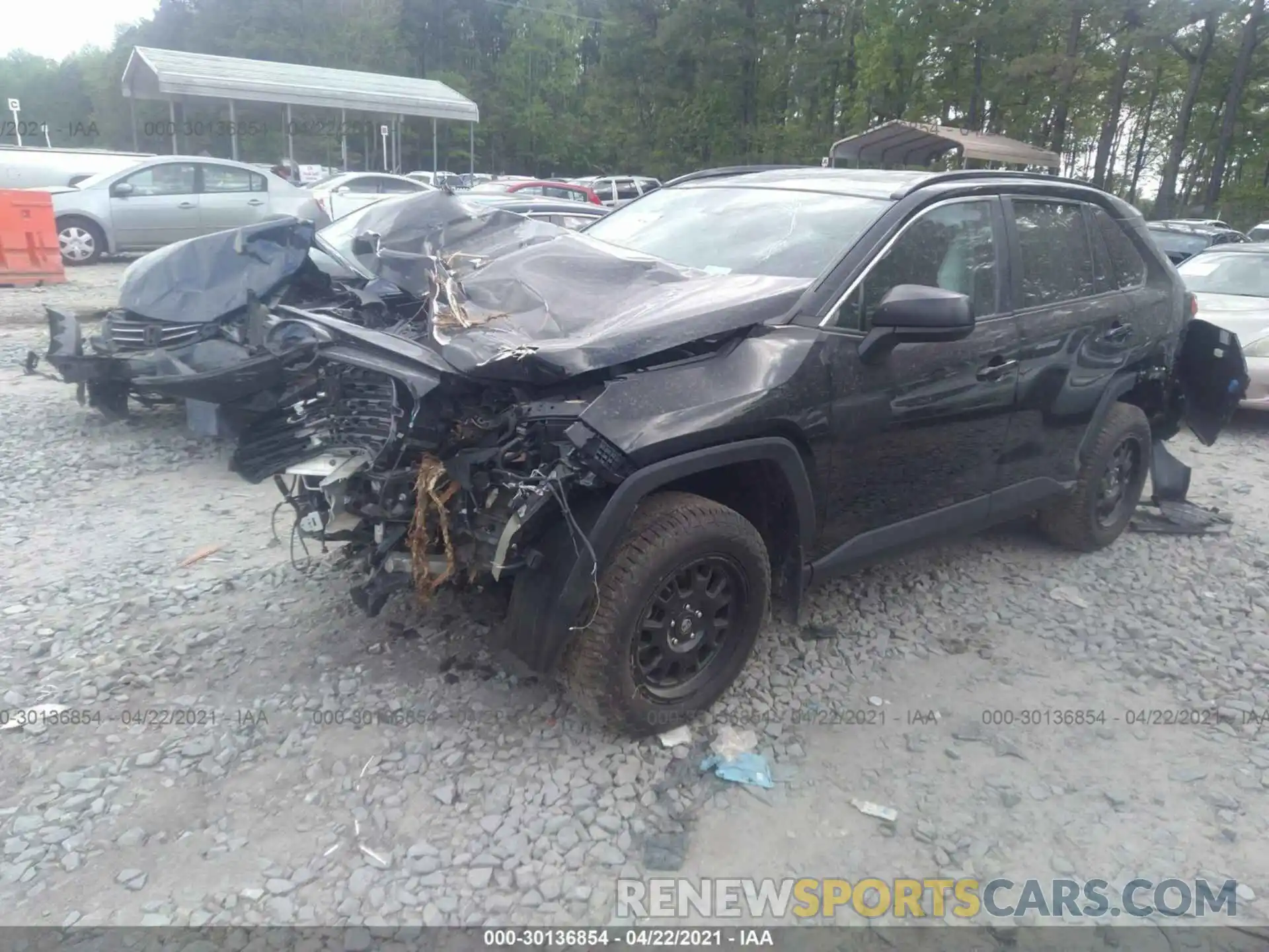 2 Фотография поврежденного автомобиля 2T3F1RFV3KC009998 TOYOTA RAV4 2019