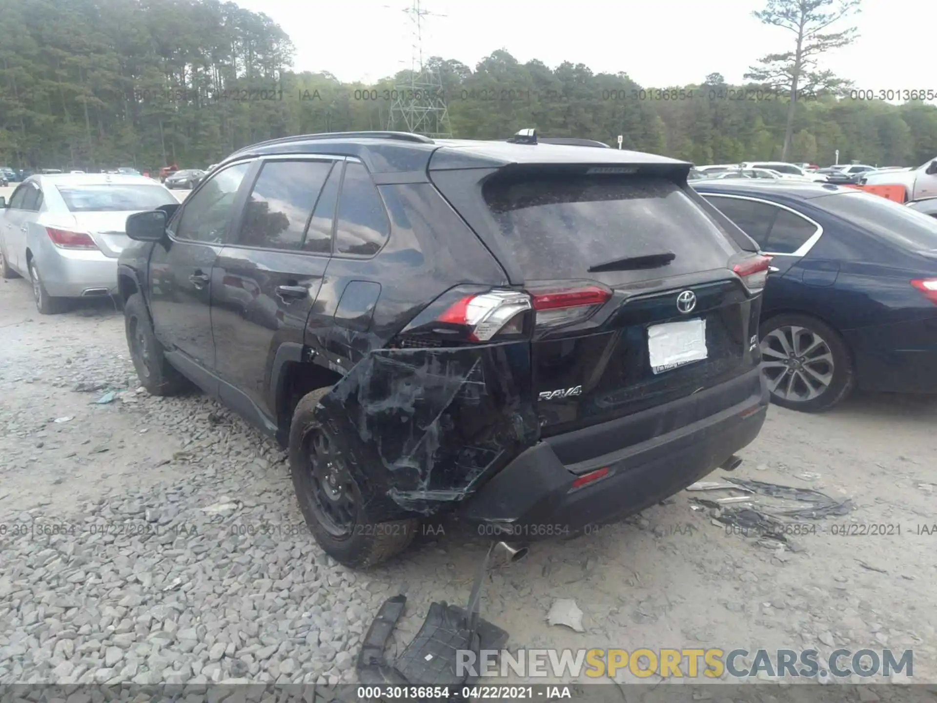 3 Photograph of a damaged car 2T3F1RFV3KC009998 TOYOTA RAV4 2019