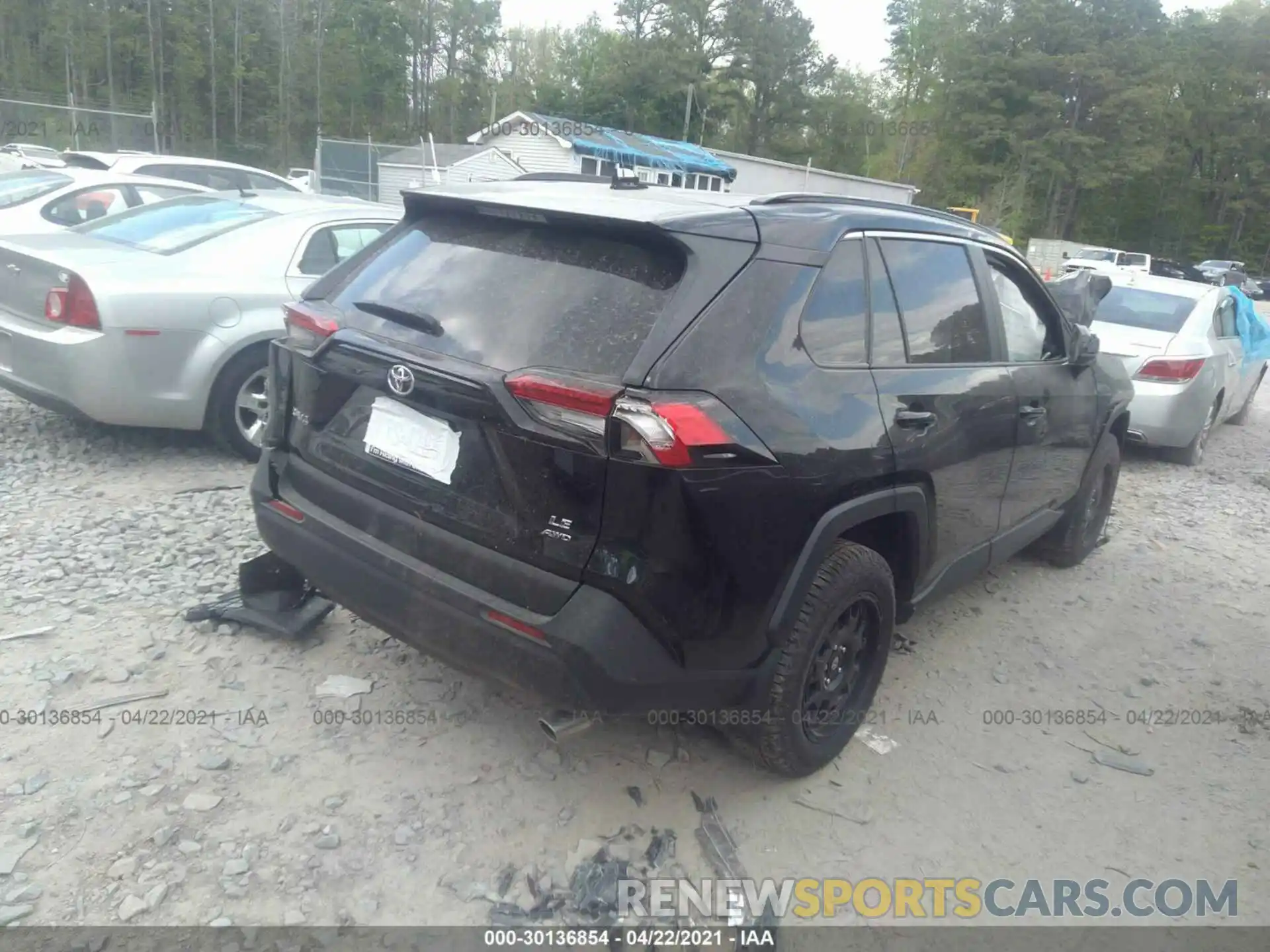 4 Photograph of a damaged car 2T3F1RFV3KC009998 TOYOTA RAV4 2019