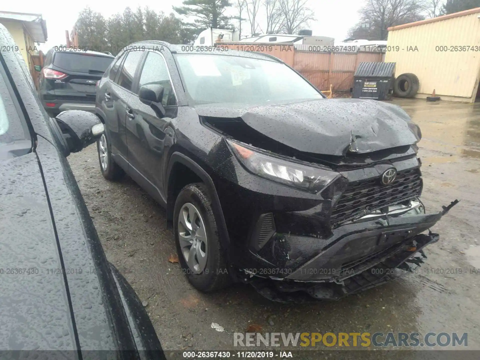 1 Photograph of a damaged car 2T3F1RFV3KC018801 TOYOTA RAV4 2019