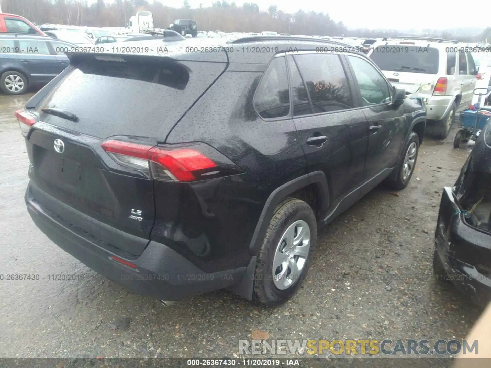 4 Photograph of a damaged car 2T3F1RFV3KC018801 TOYOTA RAV4 2019