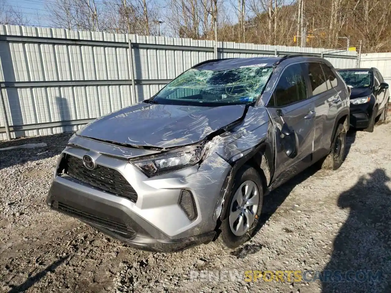 2 Photograph of a damaged car 2T3F1RFV3KC028602 TOYOTA RAV4 2019