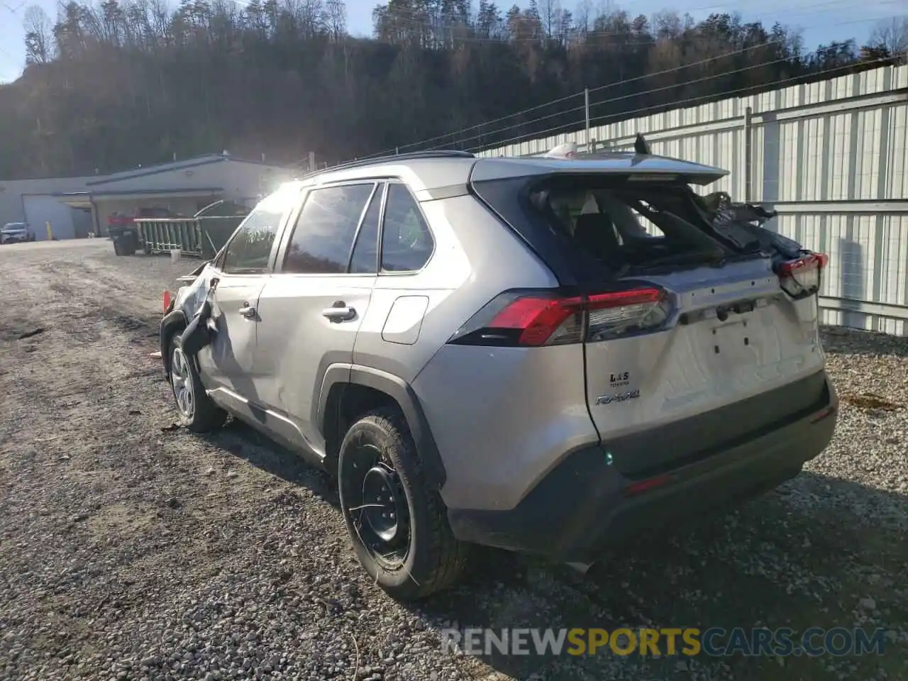 3 Photograph of a damaged car 2T3F1RFV3KC028602 TOYOTA RAV4 2019