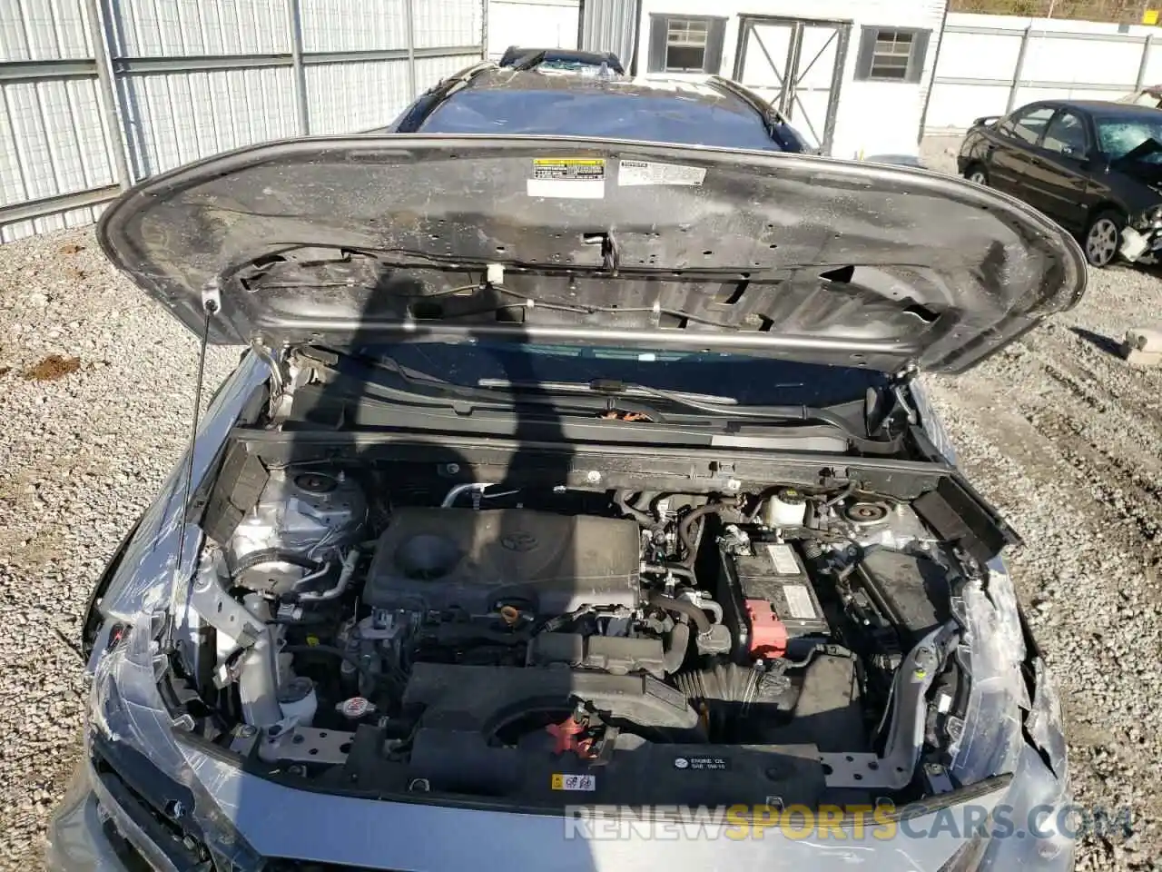 7 Photograph of a damaged car 2T3F1RFV3KC028602 TOYOTA RAV4 2019