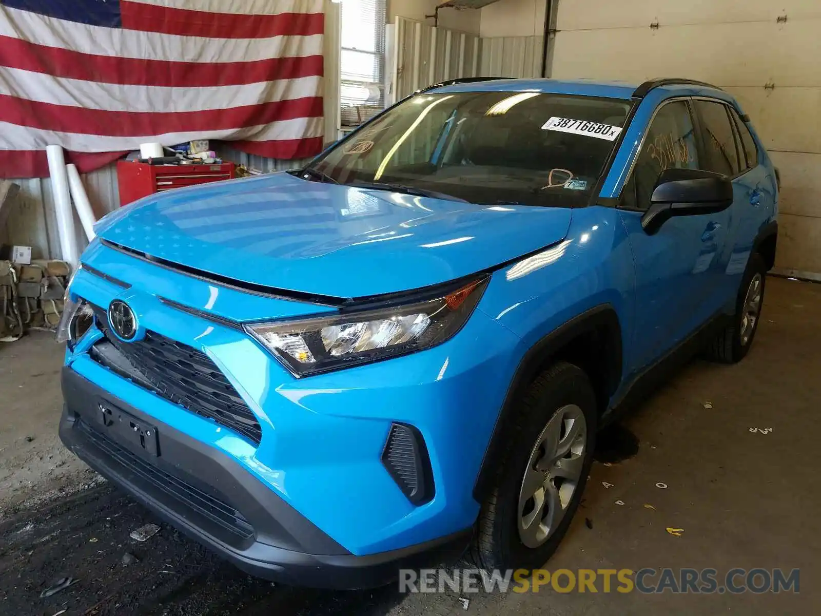 2 Photograph of a damaged car 2T3F1RFV3KC029460 TOYOTA RAV4 2019