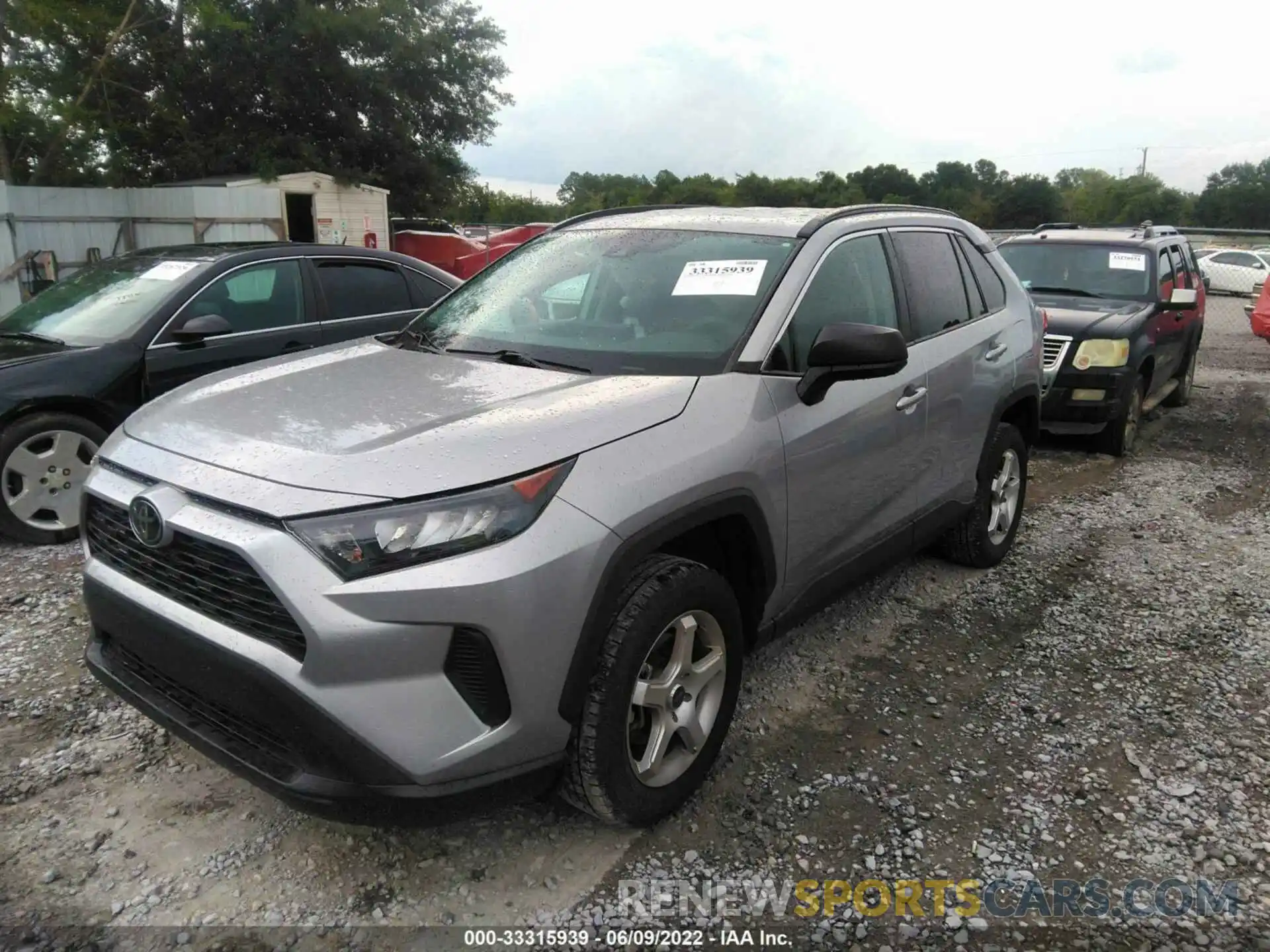 2 Photograph of a damaged car 2T3F1RFV3KC038062 TOYOTA RAV4 2019