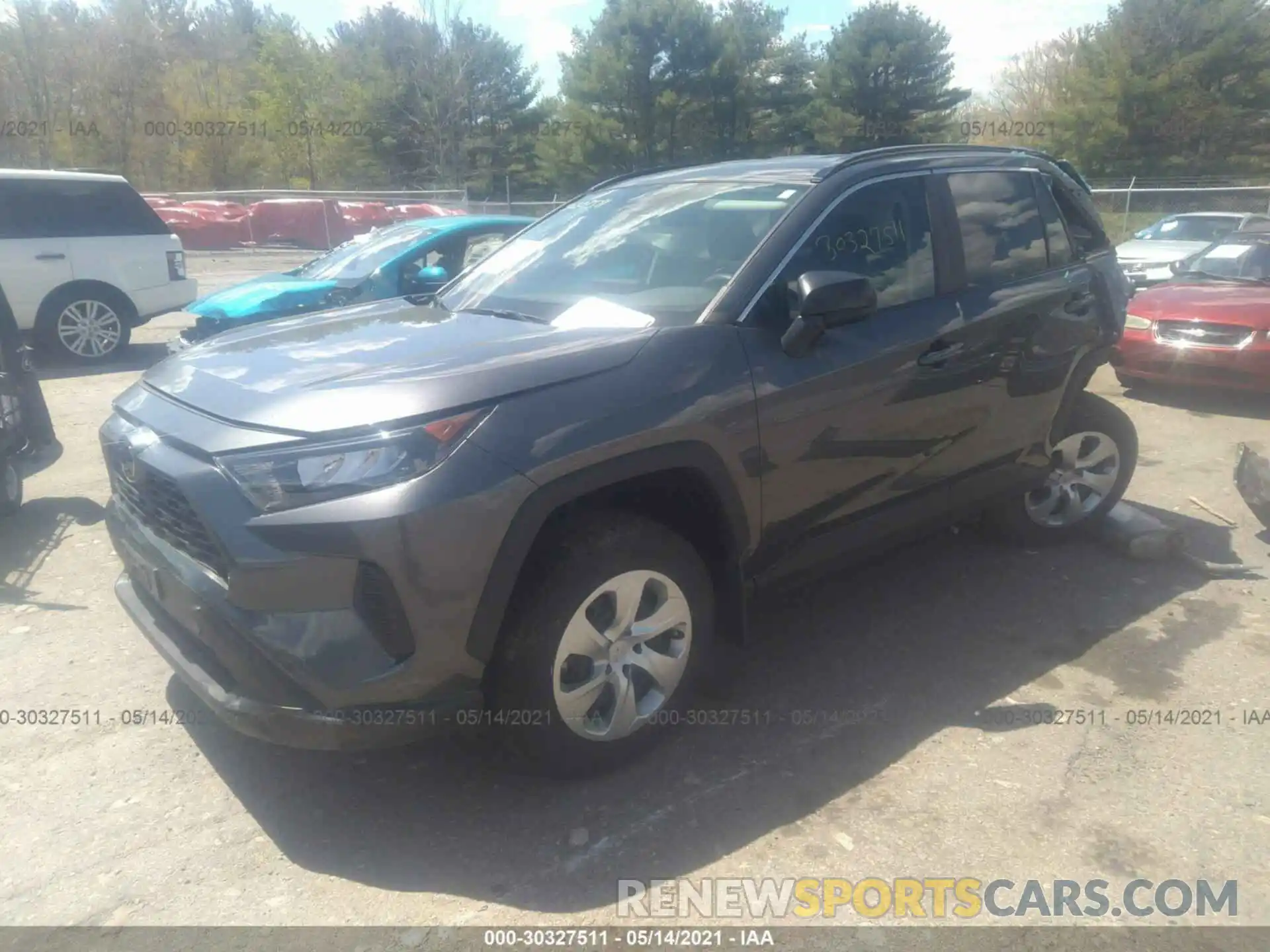 2 Photograph of a damaged car 2T3F1RFV3KC040281 TOYOTA RAV4 2019