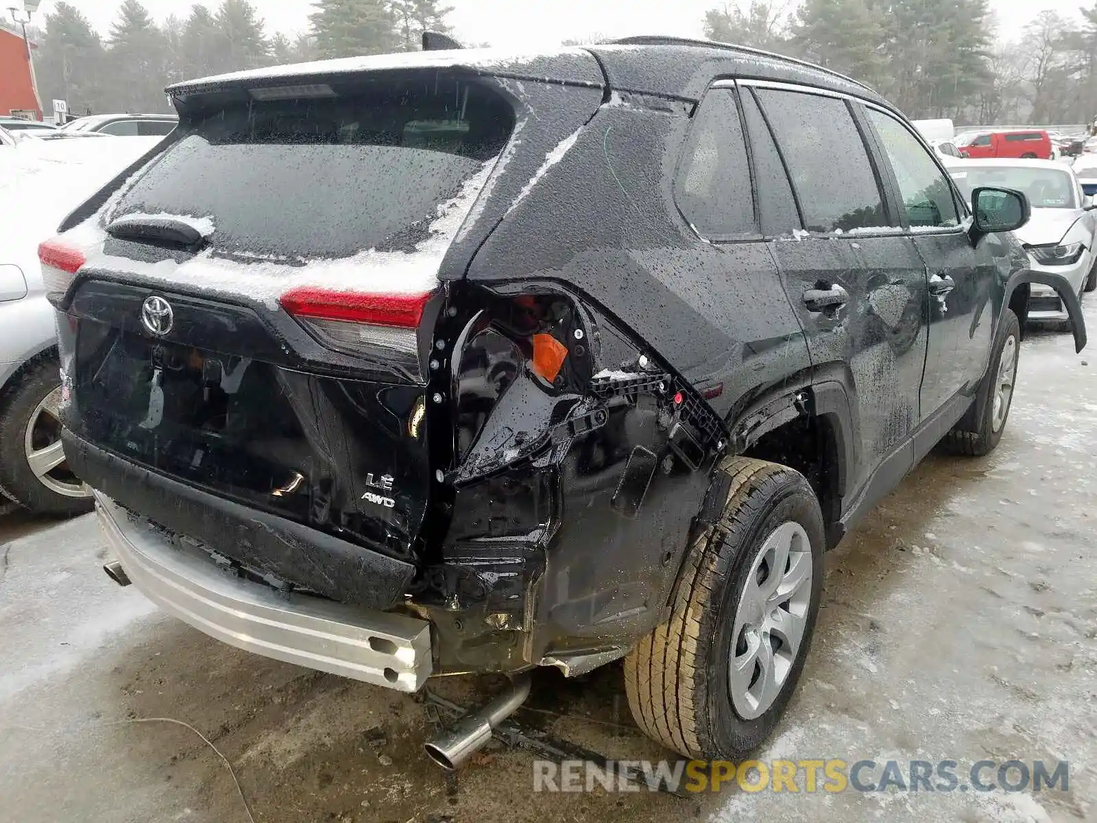 4 Photograph of a damaged car 2T3F1RFV3KC045514 TOYOTA RAV4 2019