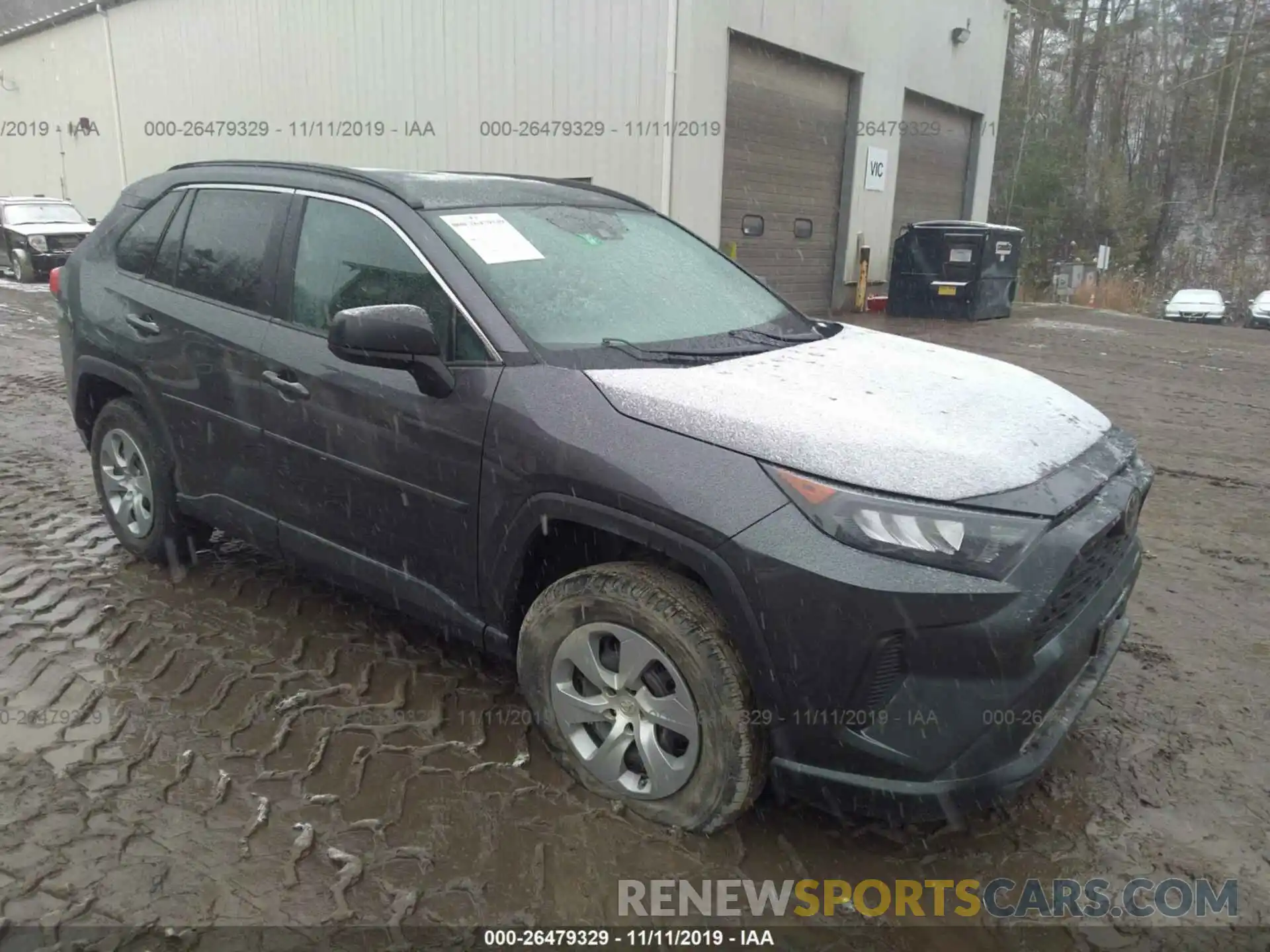 1 Photograph of a damaged car 2T3F1RFV3KC046954 TOYOTA RAV4 2019