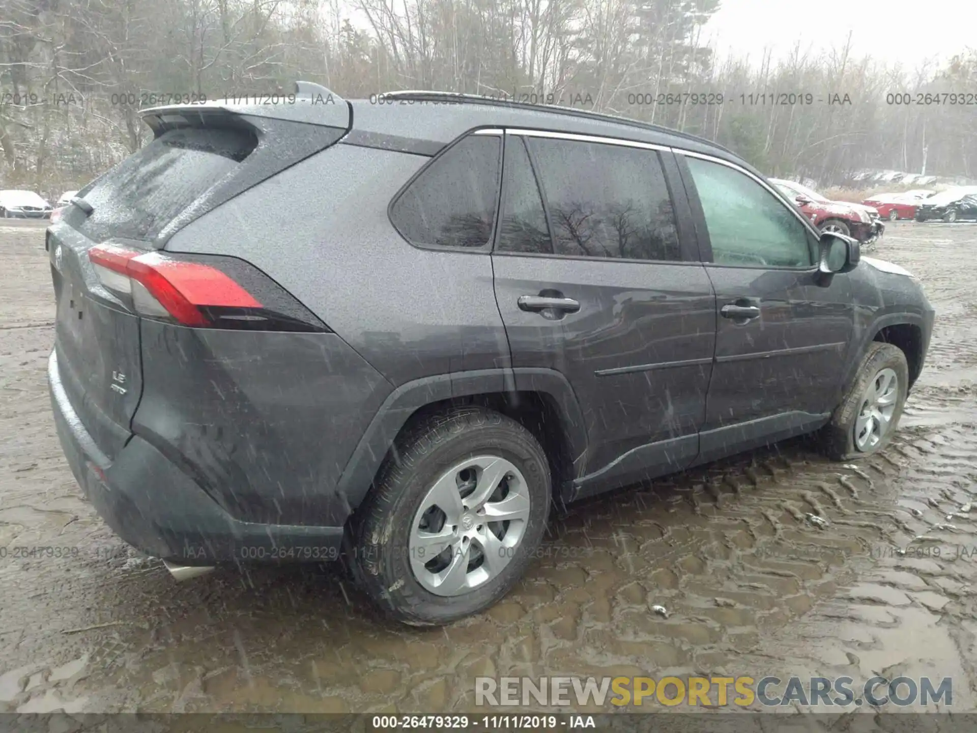 4 Photograph of a damaged car 2T3F1RFV3KC046954 TOYOTA RAV4 2019