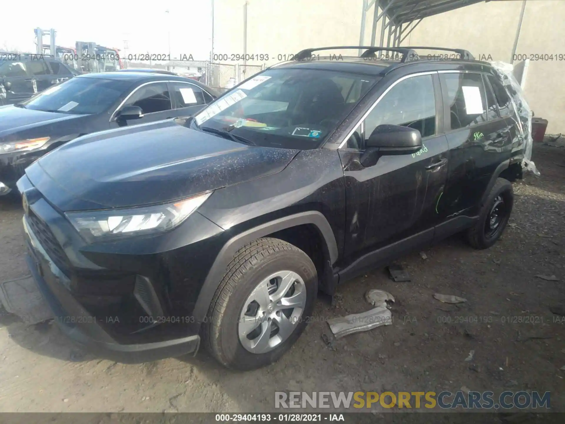 2 Фотография поврежденного автомобиля 2T3F1RFV3KC057730 TOYOTA RAV4 2019