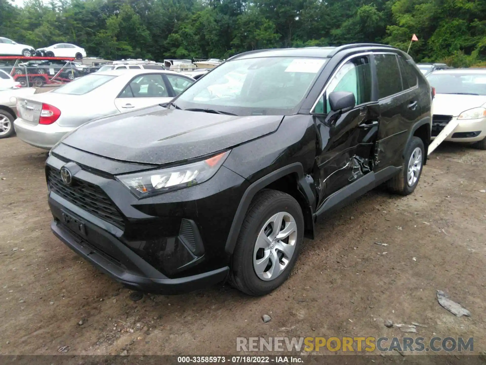 2 Photograph of a damaged car 2T3F1RFV3KC058537 TOYOTA RAV4 2019