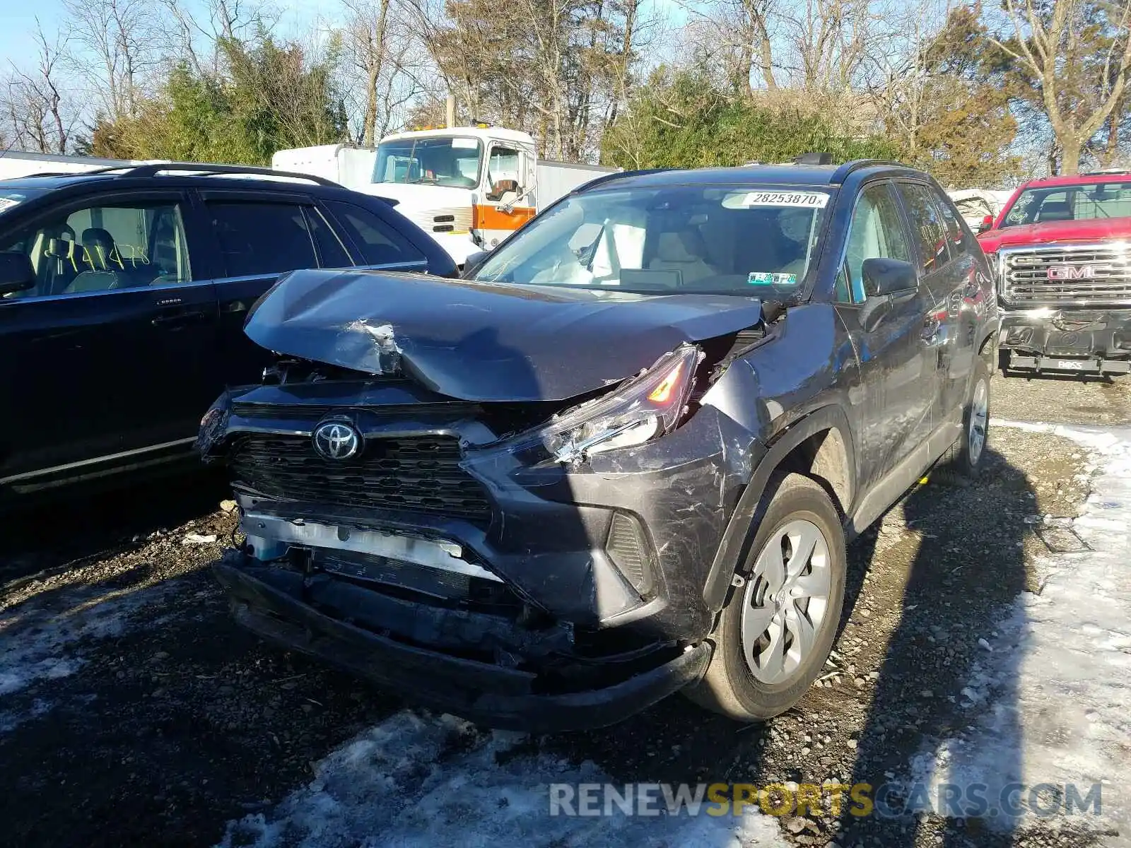 2 Photograph of a damaged car 2T3F1RFV3KC059168 TOYOTA RAV4 2019