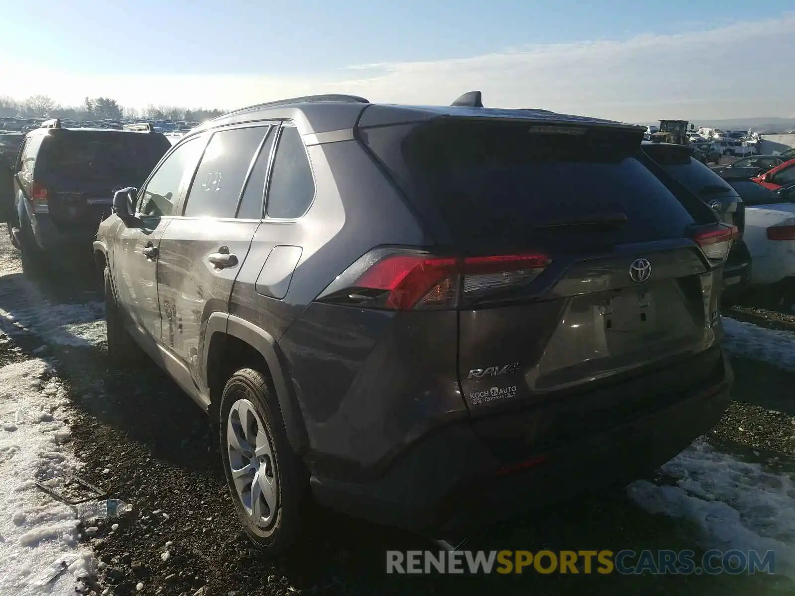 3 Photograph of a damaged car 2T3F1RFV3KC059168 TOYOTA RAV4 2019