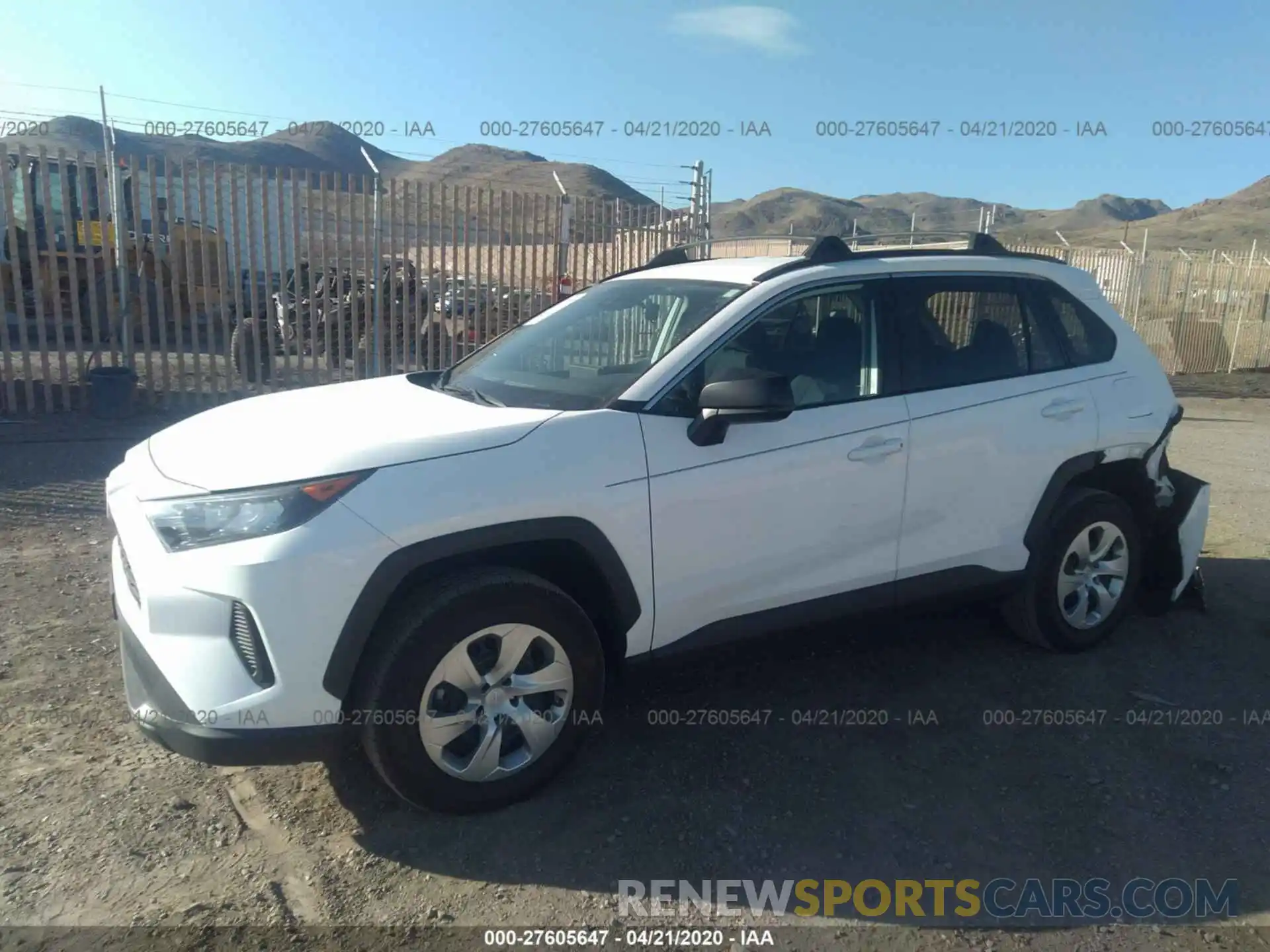 2 Photograph of a damaged car 2T3F1RFV3KW022765 TOYOTA RAV4 2019