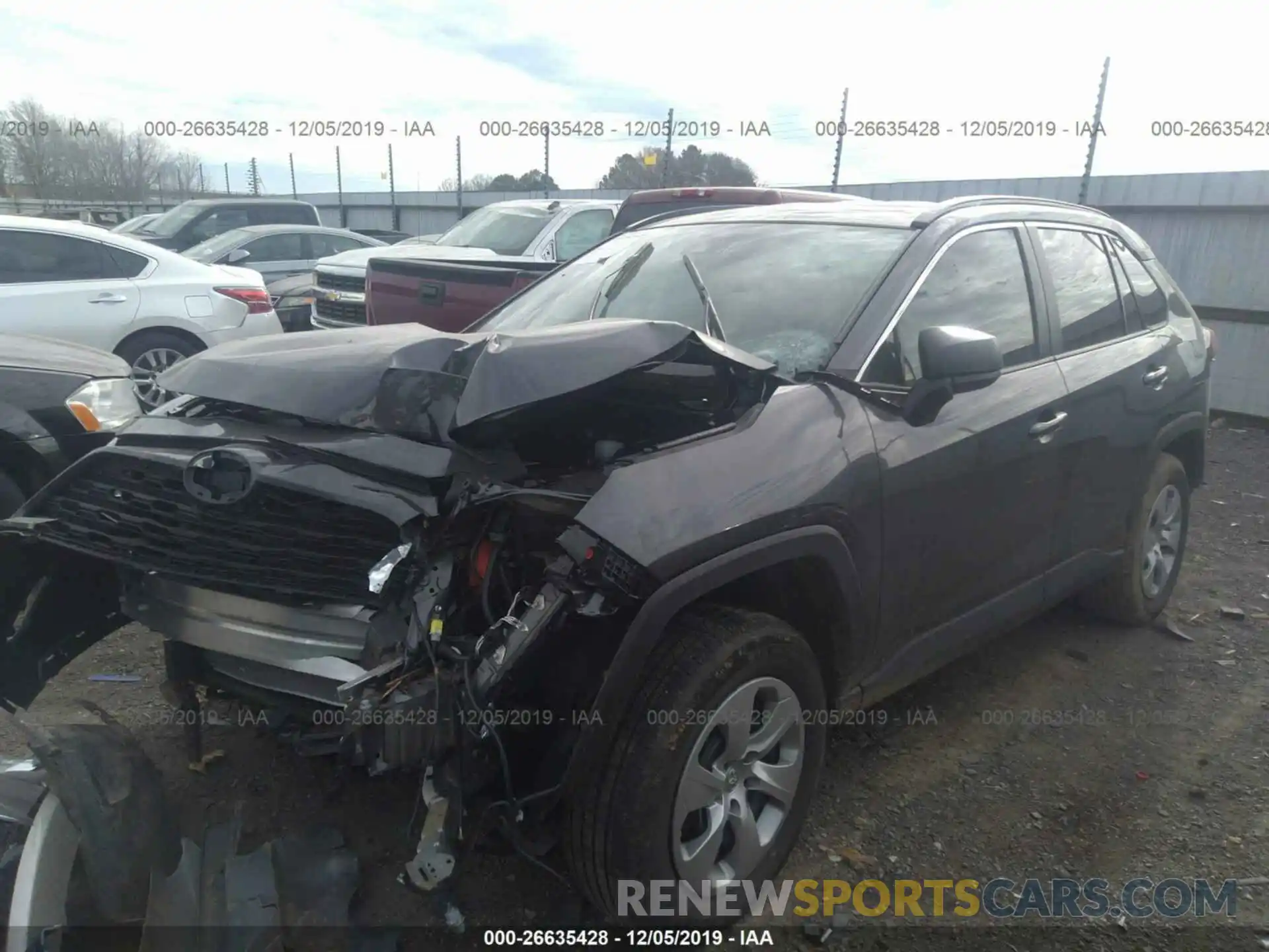 2 Photograph of a damaged car 2T3F1RFV3KW031207 TOYOTA RAV4 2019