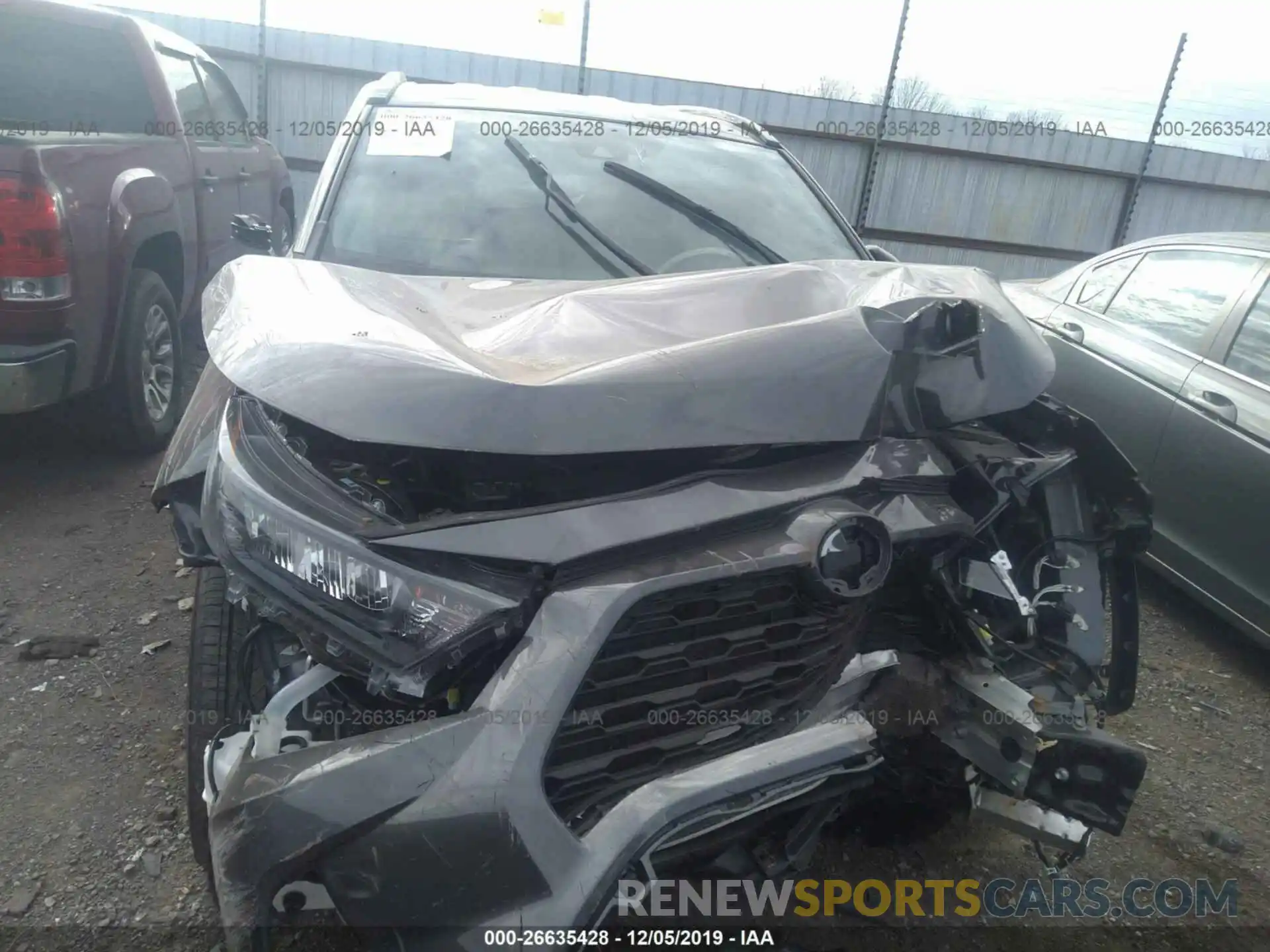 6 Photograph of a damaged car 2T3F1RFV3KW031207 TOYOTA RAV4 2019