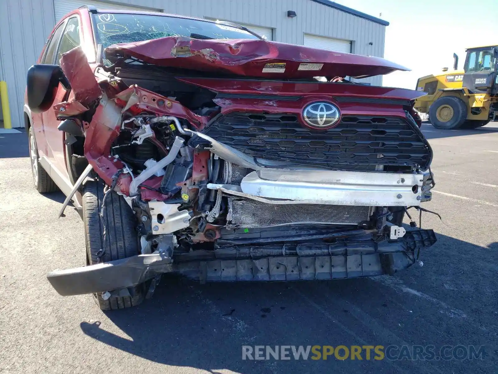 9 Photograph of a damaged car 2T3F1RFV3KW051280 TOYOTA RAV4 2019