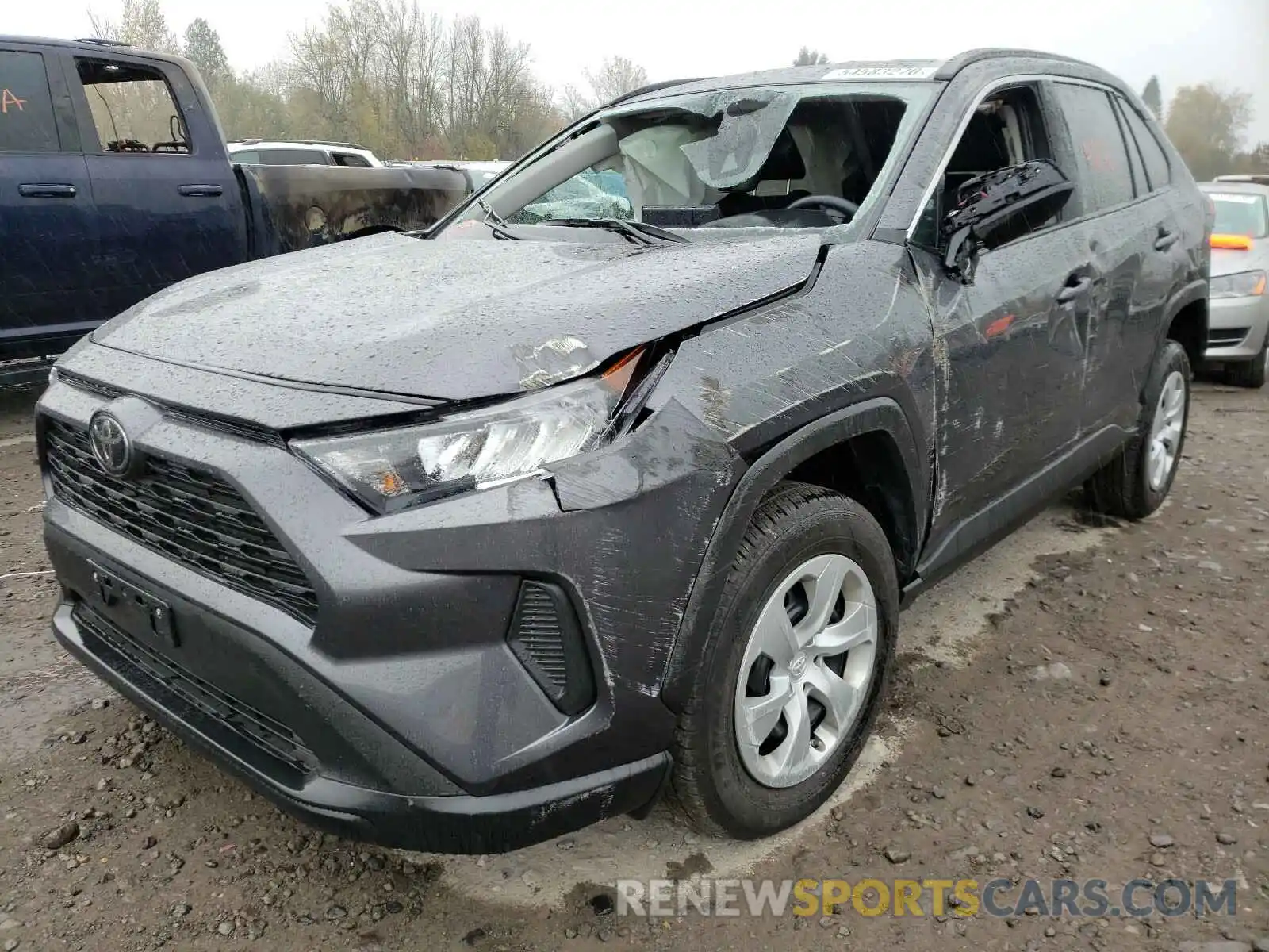 2 Photograph of a damaged car 2T3F1RFV3KW057127 TOYOTA RAV4 2019