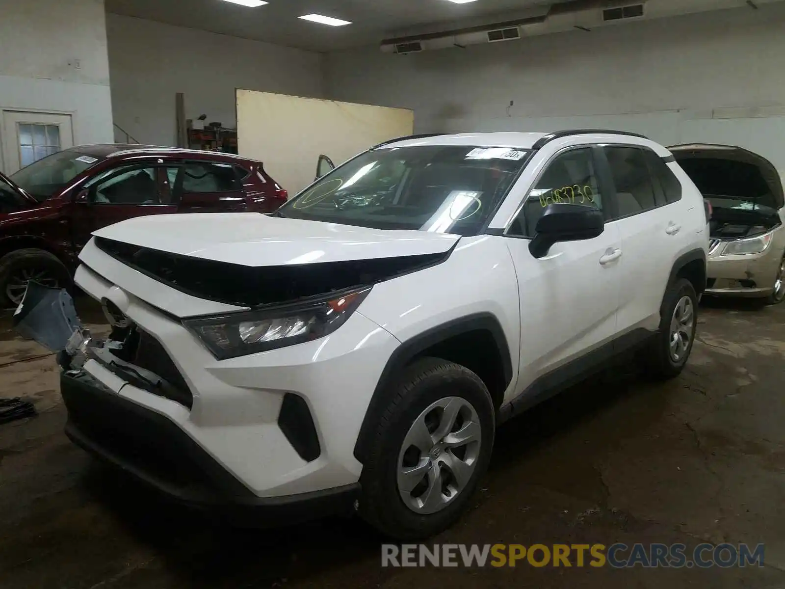 2 Photograph of a damaged car 2T3F1RFV3KW061792 TOYOTA RAV4 2019