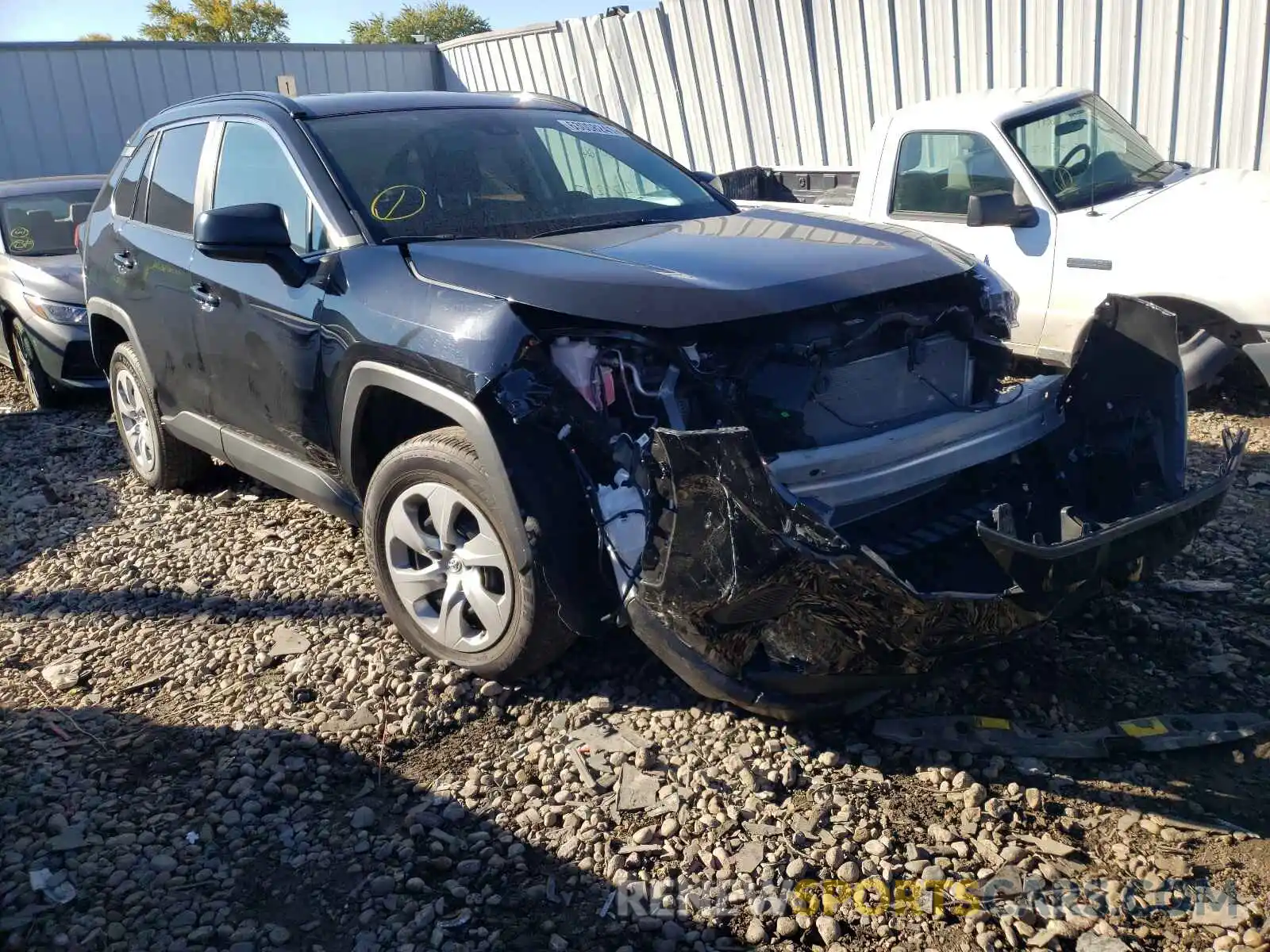 1 Photograph of a damaged car 2T3F1RFV3KW063221 TOYOTA RAV4 2019