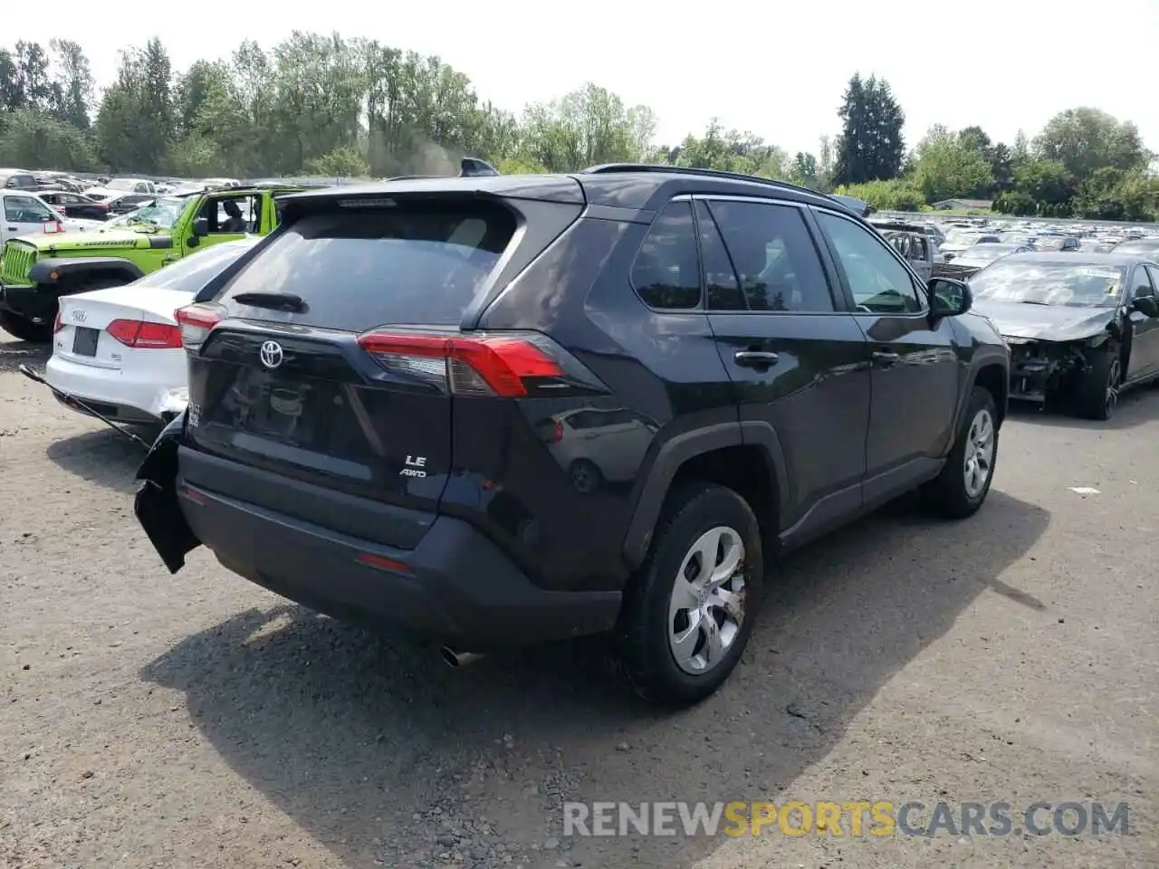 4 Photograph of a damaged car 2T3F1RFV3KW082691 TOYOTA RAV4 2019