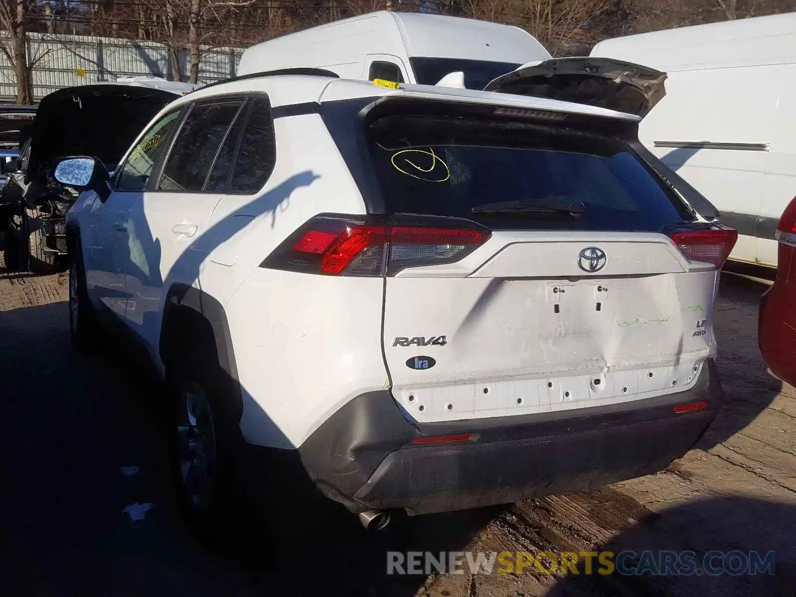 3 Photograph of a damaged car 2T3F1RFV4KC006320 TOYOTA RAV4 2019