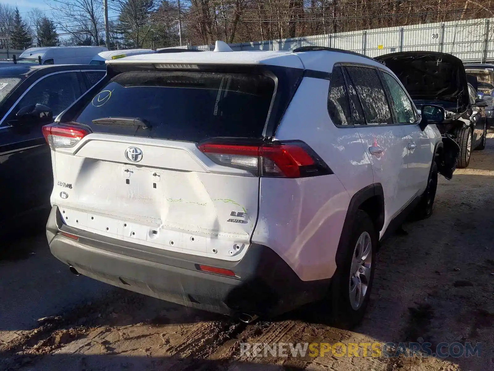 4 Photograph of a damaged car 2T3F1RFV4KC006320 TOYOTA RAV4 2019