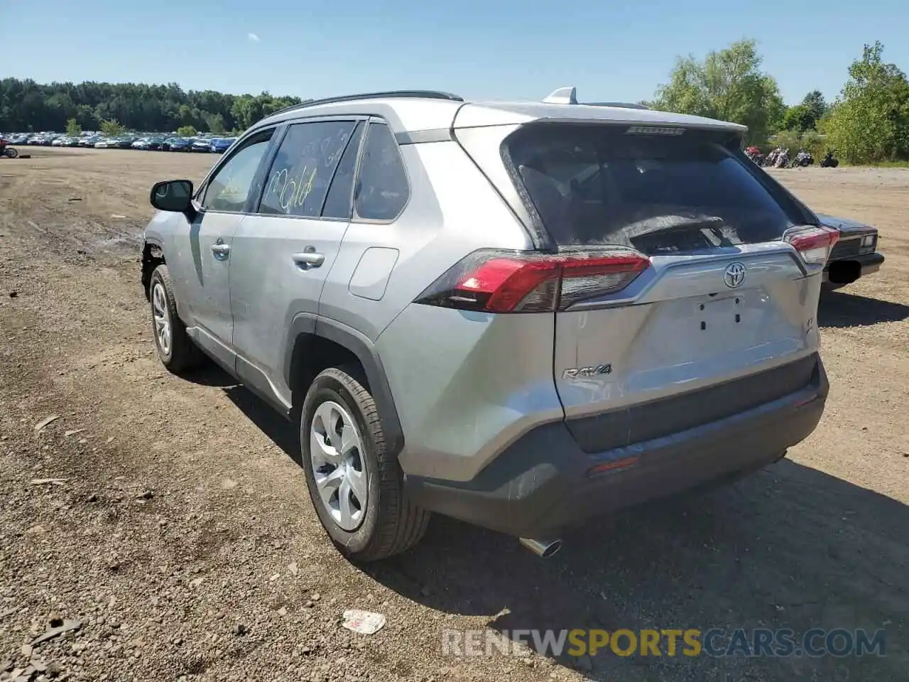 3 Фотография поврежденного автомобиля 2T3F1RFV4KC006690 TOYOTA RAV4 2019