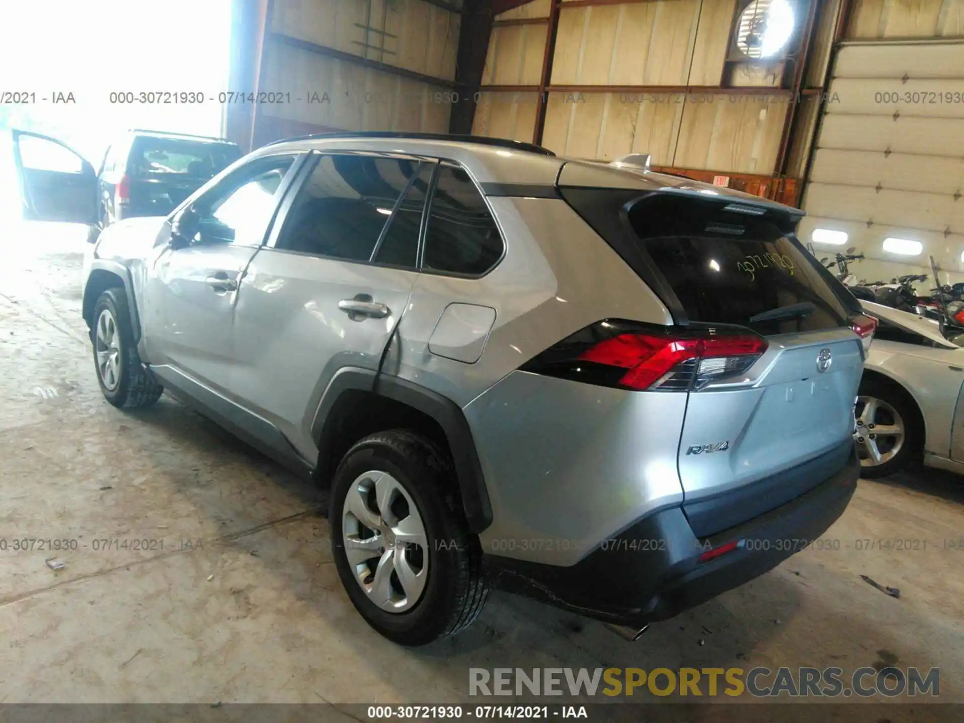 3 Photograph of a damaged car 2T3F1RFV4KC009587 TOYOTA RAV4 2019