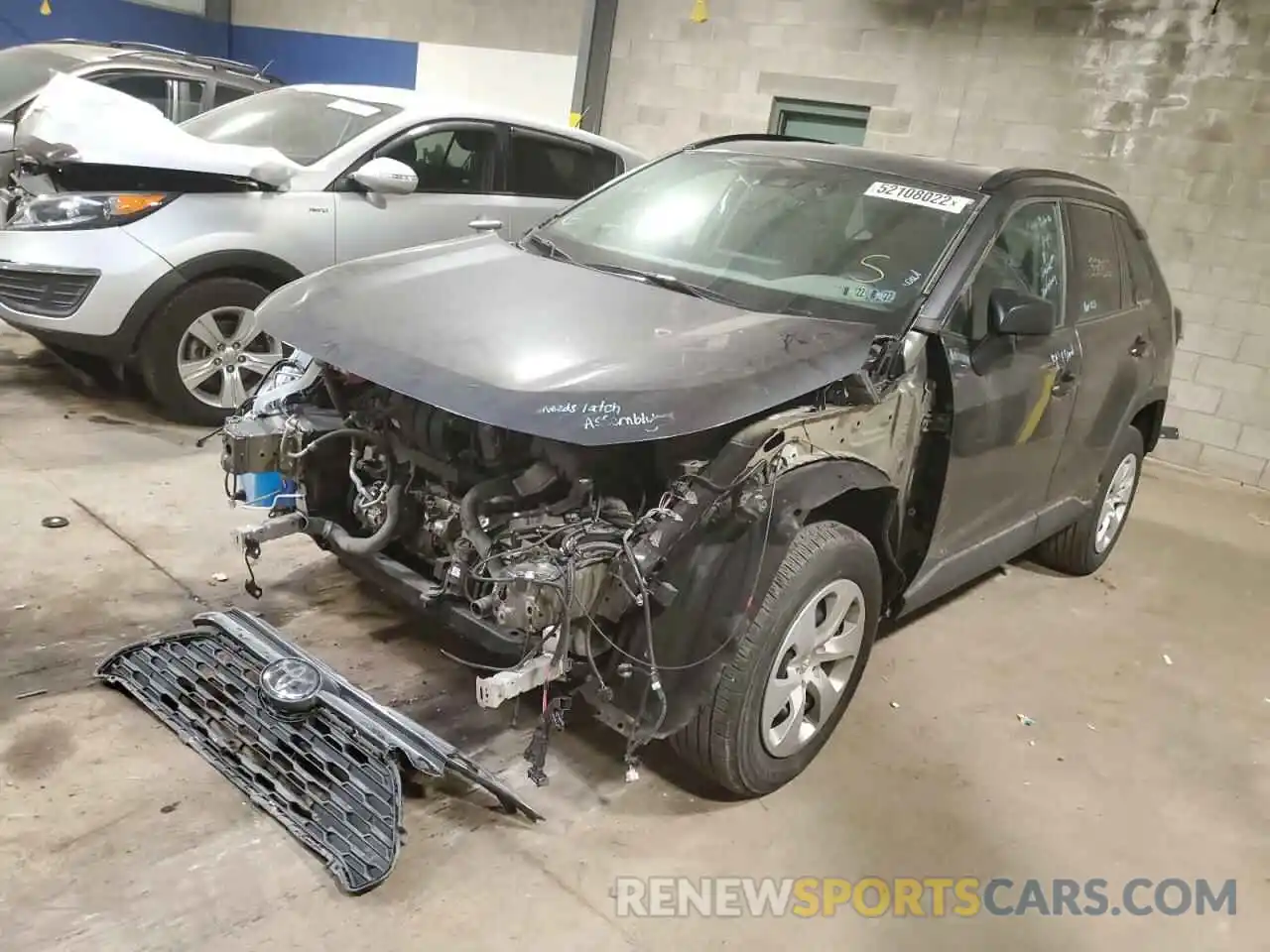 2 Photograph of a damaged car 2T3F1RFV4KC033856 TOYOTA RAV4 2019