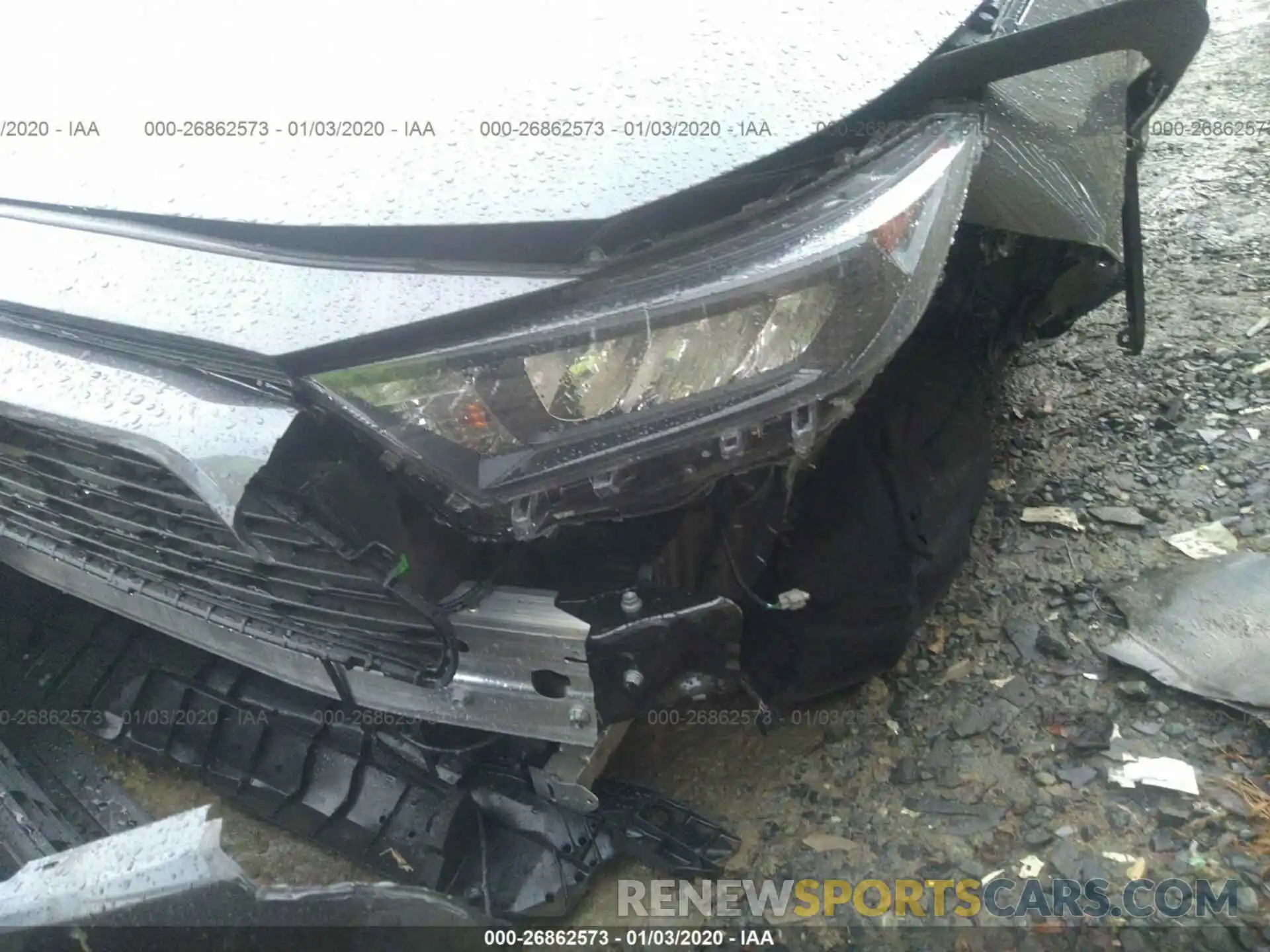6 Фотография поврежденного автомобиля 2T3F1RFV4KC051015 TOYOTA RAV4 2019