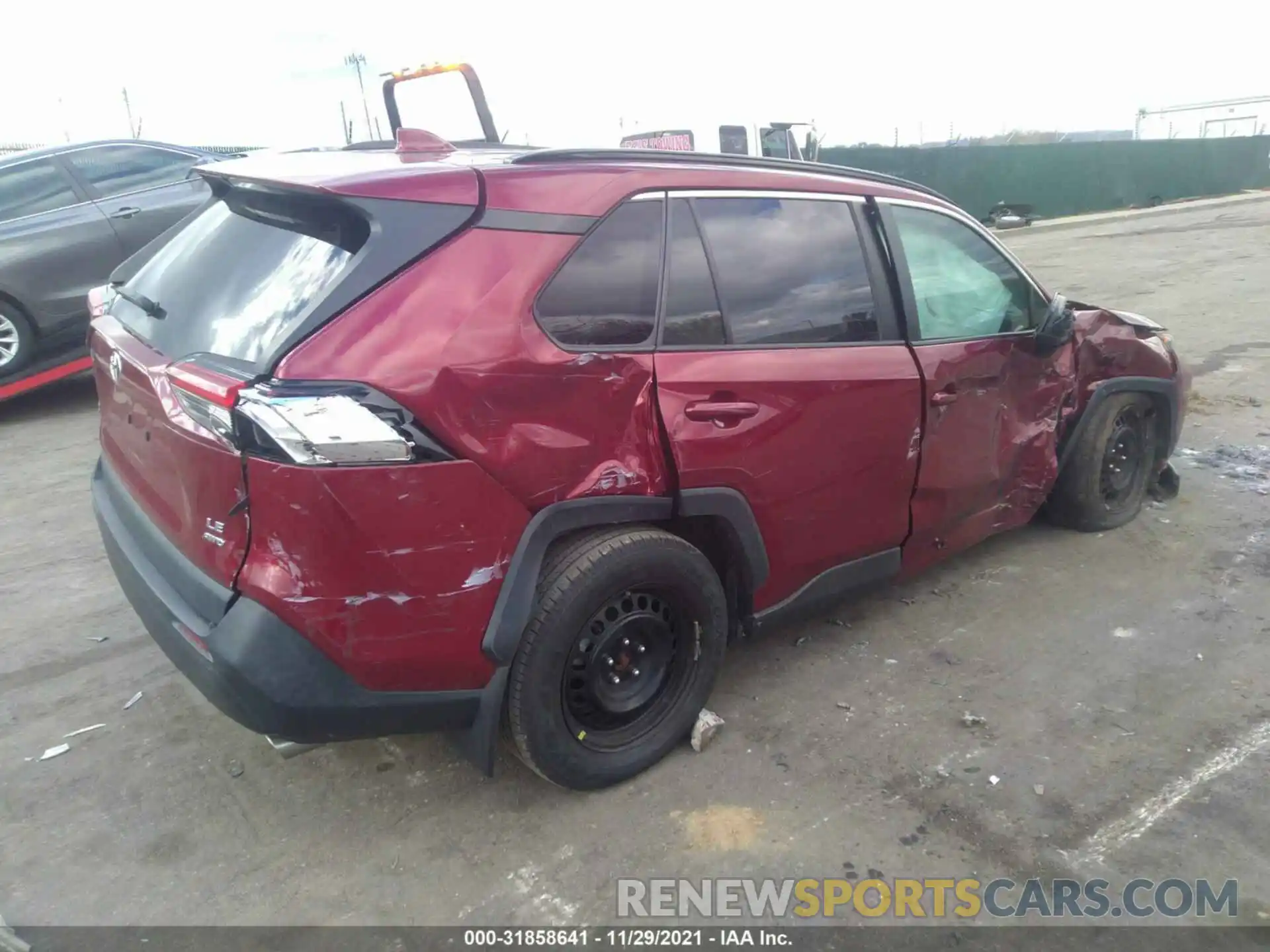 4 Photograph of a damaged car 2T3F1RFV4KW001892 TOYOTA RAV4 2019