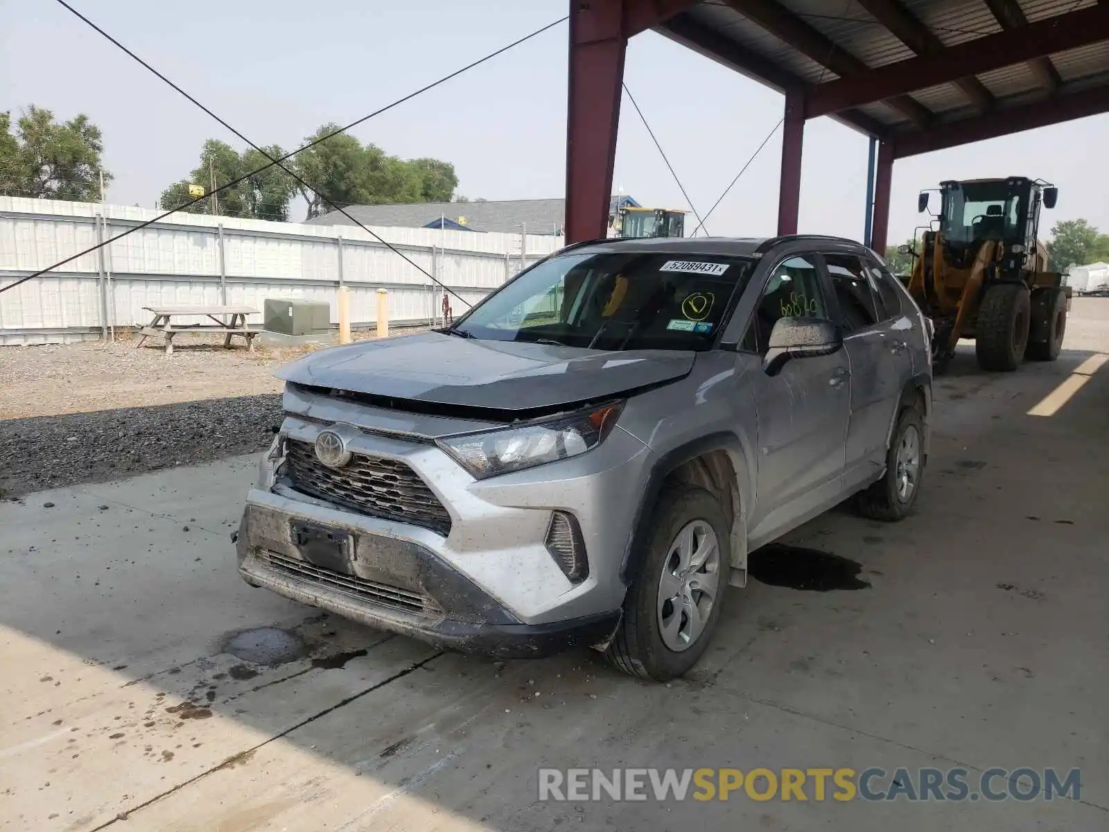 2 Photograph of a damaged car 2T3F1RFV4KW003075 TOYOTA RAV4 2019