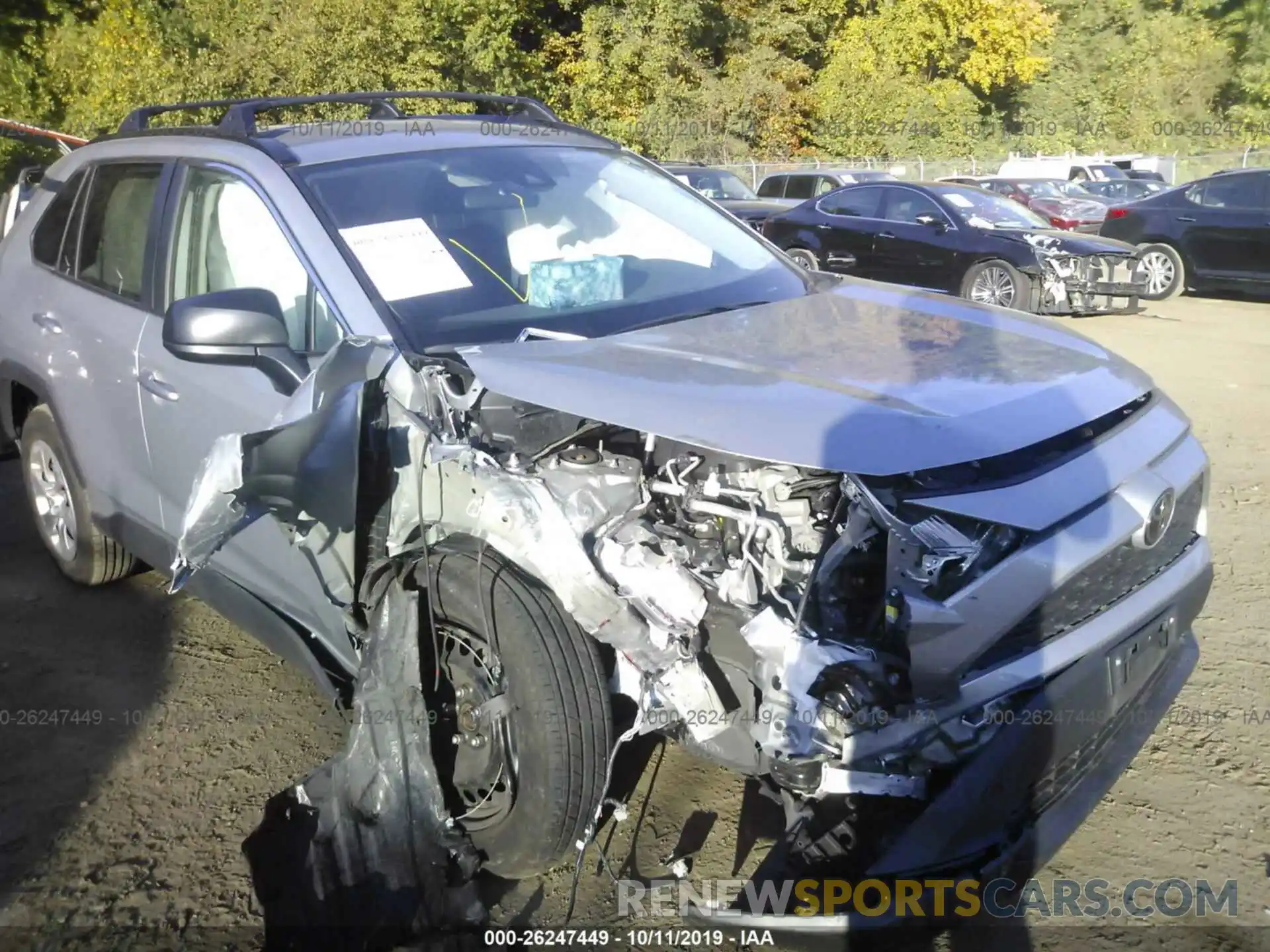 6 Photograph of a damaged car 2T3F1RFV4KW004162 TOYOTA RAV4 2019