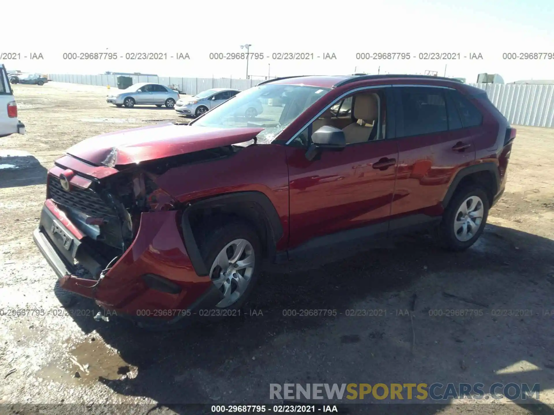 2 Photograph of a damaged car 2T3F1RFV4KW015162 TOYOTA RAV4 2019