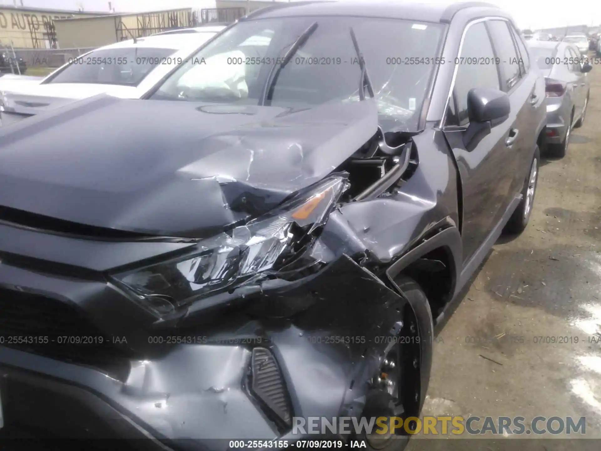 6 Photograph of a damaged car 2T3F1RFV4KW020071 TOYOTA RAV4 2019