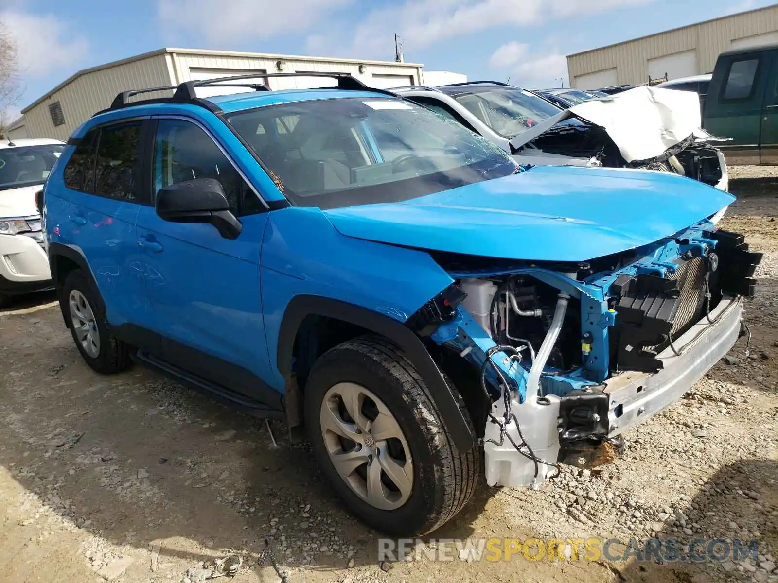 1 Photograph of a damaged car 2T3F1RFV4KW027697 TOYOTA RAV4 2019