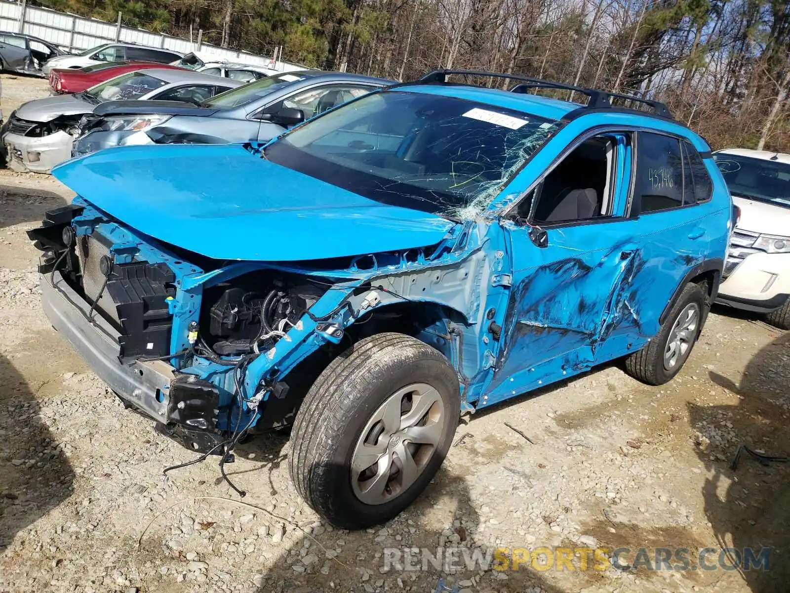 2 Photograph of a damaged car 2T3F1RFV4KW027697 TOYOTA RAV4 2019