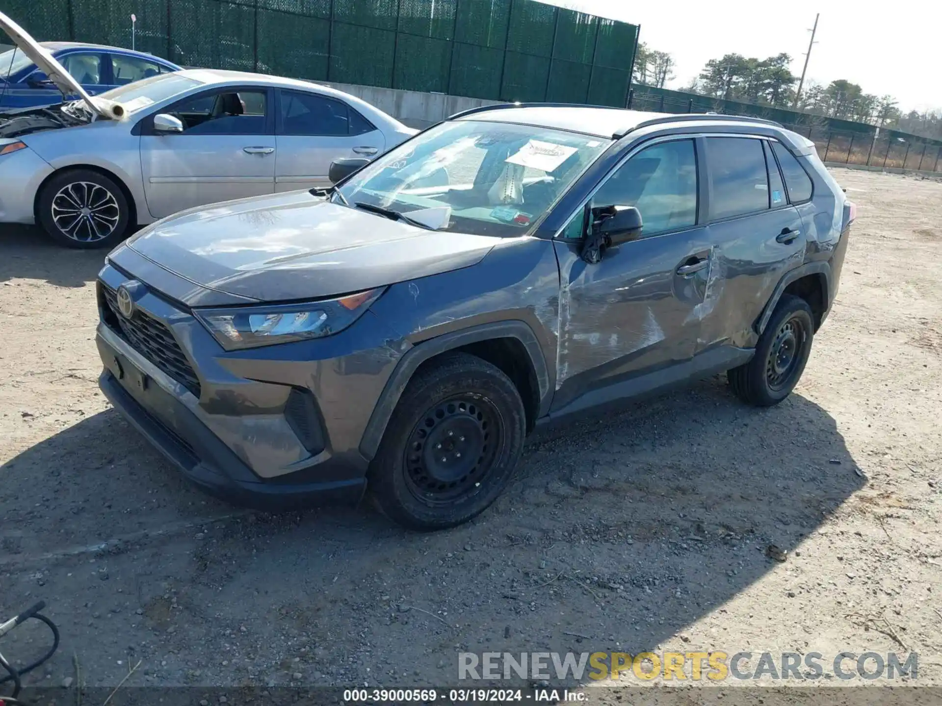 2 Photograph of a damaged car 2T3F1RFV4KW031765 TOYOTA RAV4 2019