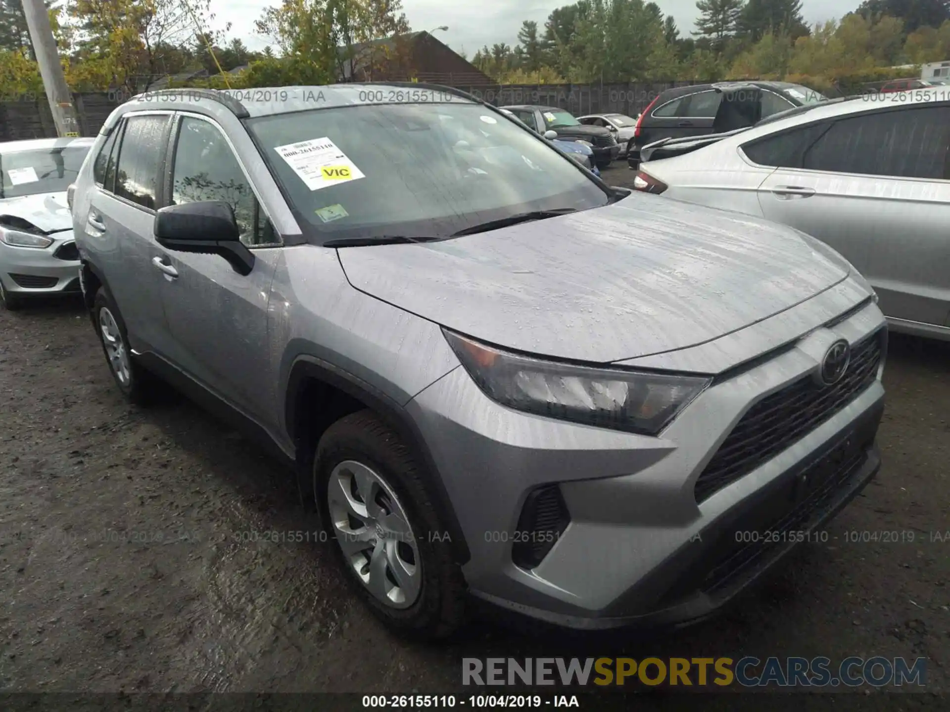 1 Photograph of a damaged car 2T3F1RFV4KW042412 TOYOTA RAV4 2019