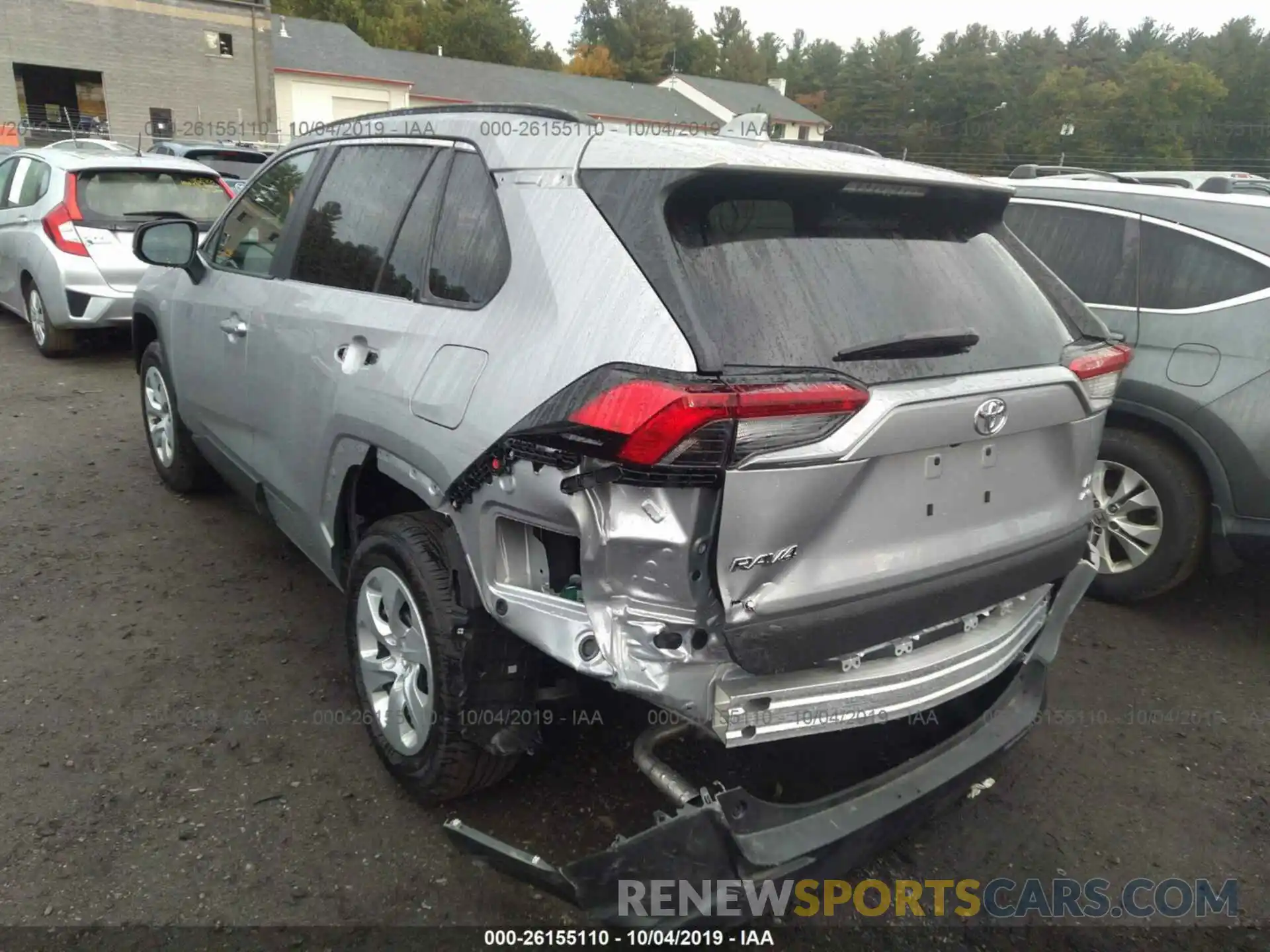 3 Photograph of a damaged car 2T3F1RFV4KW042412 TOYOTA RAV4 2019