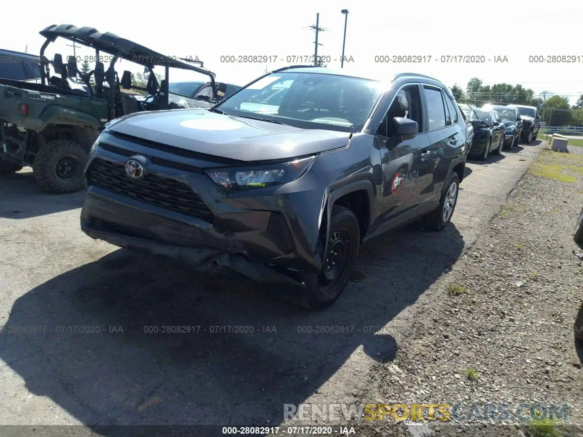 2 Фотография поврежденного автомобиля 2T3F1RFV4KW051174 TOYOTA RAV4 2019